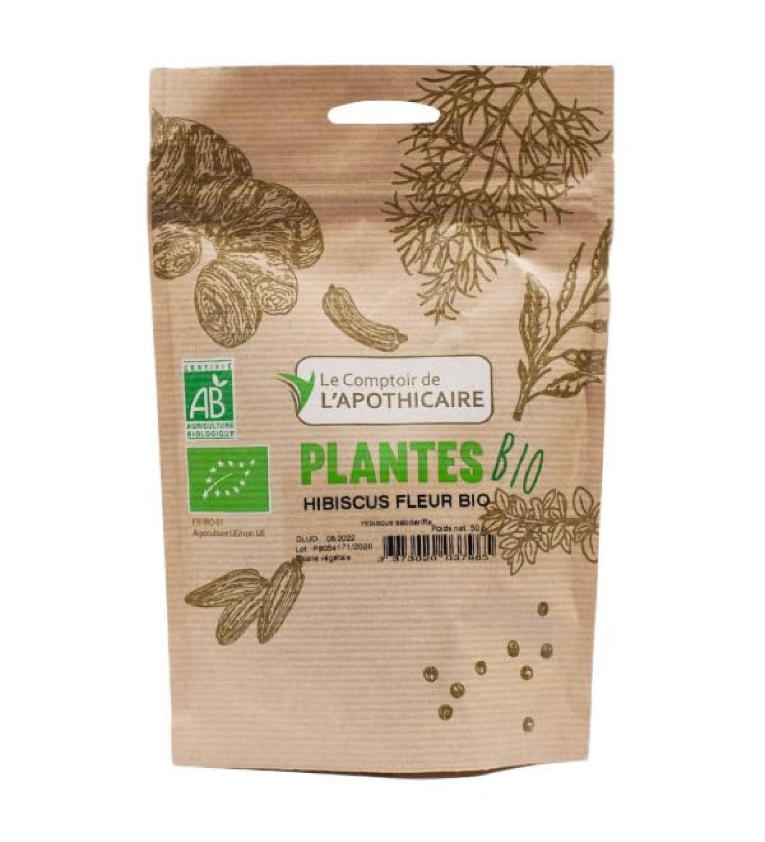 Le Comptoir de l' Apothicaire The Apothecary's Counter Organic Hibiscus Flower 50g