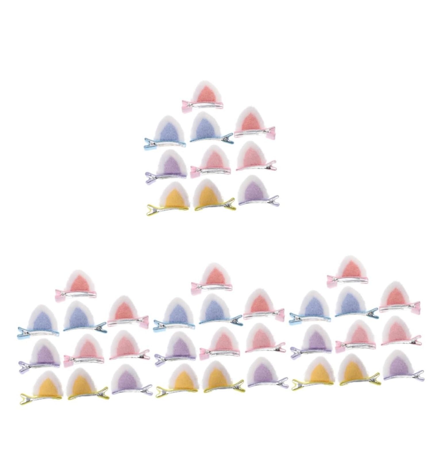 minkissy 20 Pairs Children's Hairpin Cat Ears Plush Ear Hair Clips Furry Ear Hair Clips Ears Hair Clip Little Girl Hair Clips Barrettes for Girls Kids Hairpins Baby Bangs Fabric Kitten - Buy Online on GoSupps.com