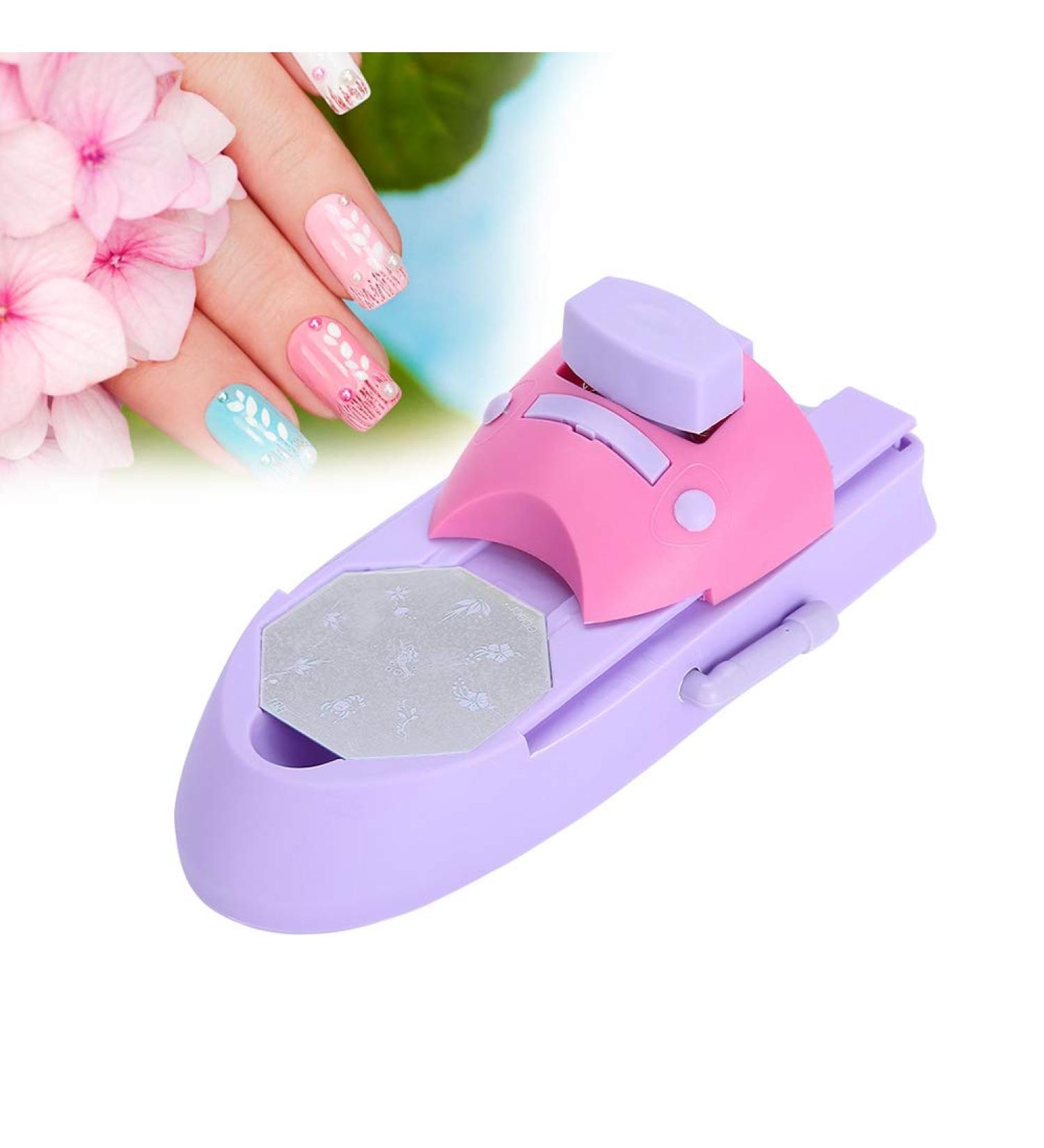 Nail Art Stamping Professional Nail Art DIY Pattern Portable Printing Machine Stamper Nail Printer Manicure Tools - Buy Online on GoSupps.com