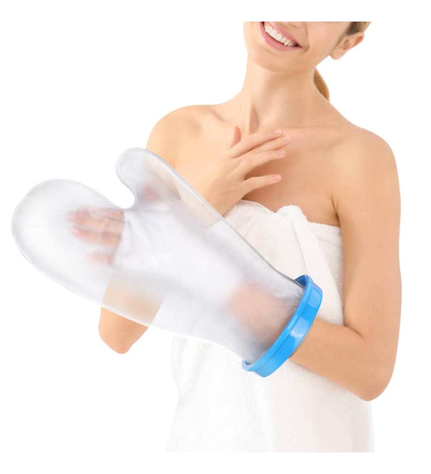 Waterproof Hand Cast Cover - Shower Protector for Finger & Wrist Injuries | Unisex Bandage Wrap for Bathing - Buy Online on GoSupps.com