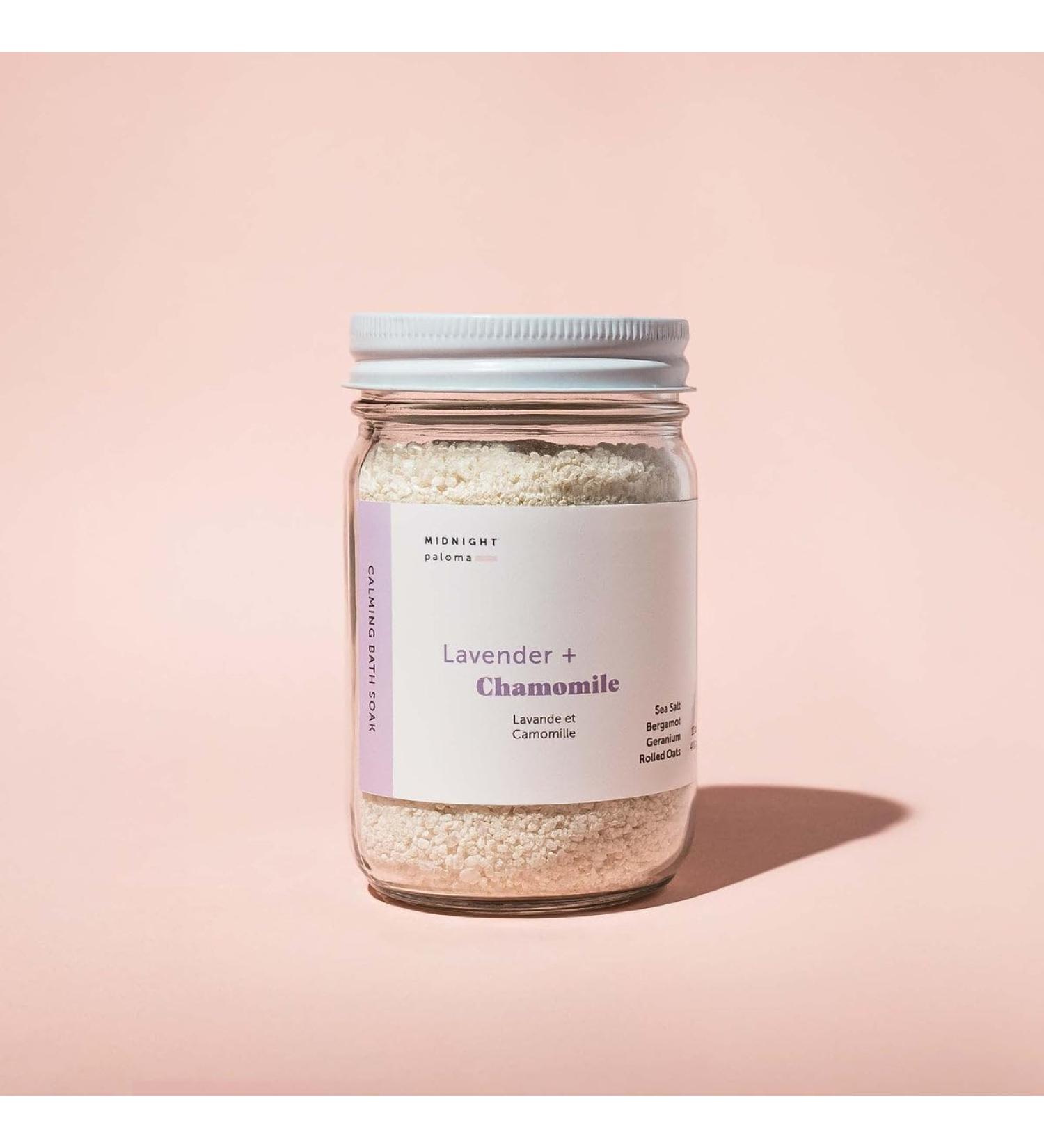 Buy Lavender + Chamomile Calming Bath Soak 4oz | Soothing Relaxation for International Shipping - Buy Online on GoSupps.com