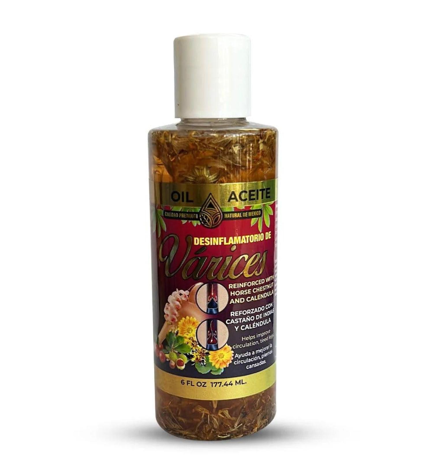 Aceite de Varices Varicose Veins Oil 6 Oz.