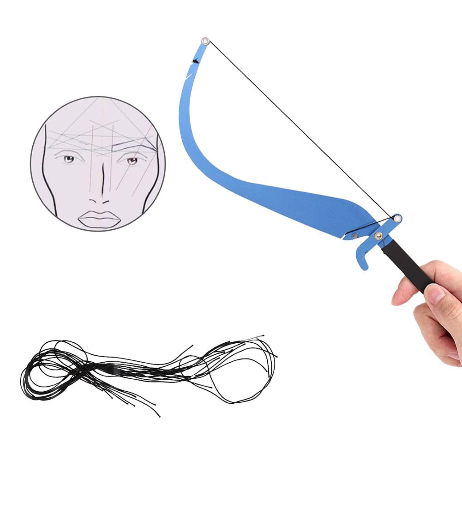 Eyebrow Line Marker Ruler Microblading Eyebrow Shaping Tool (Blue) - Buy Online on GoSupps.com