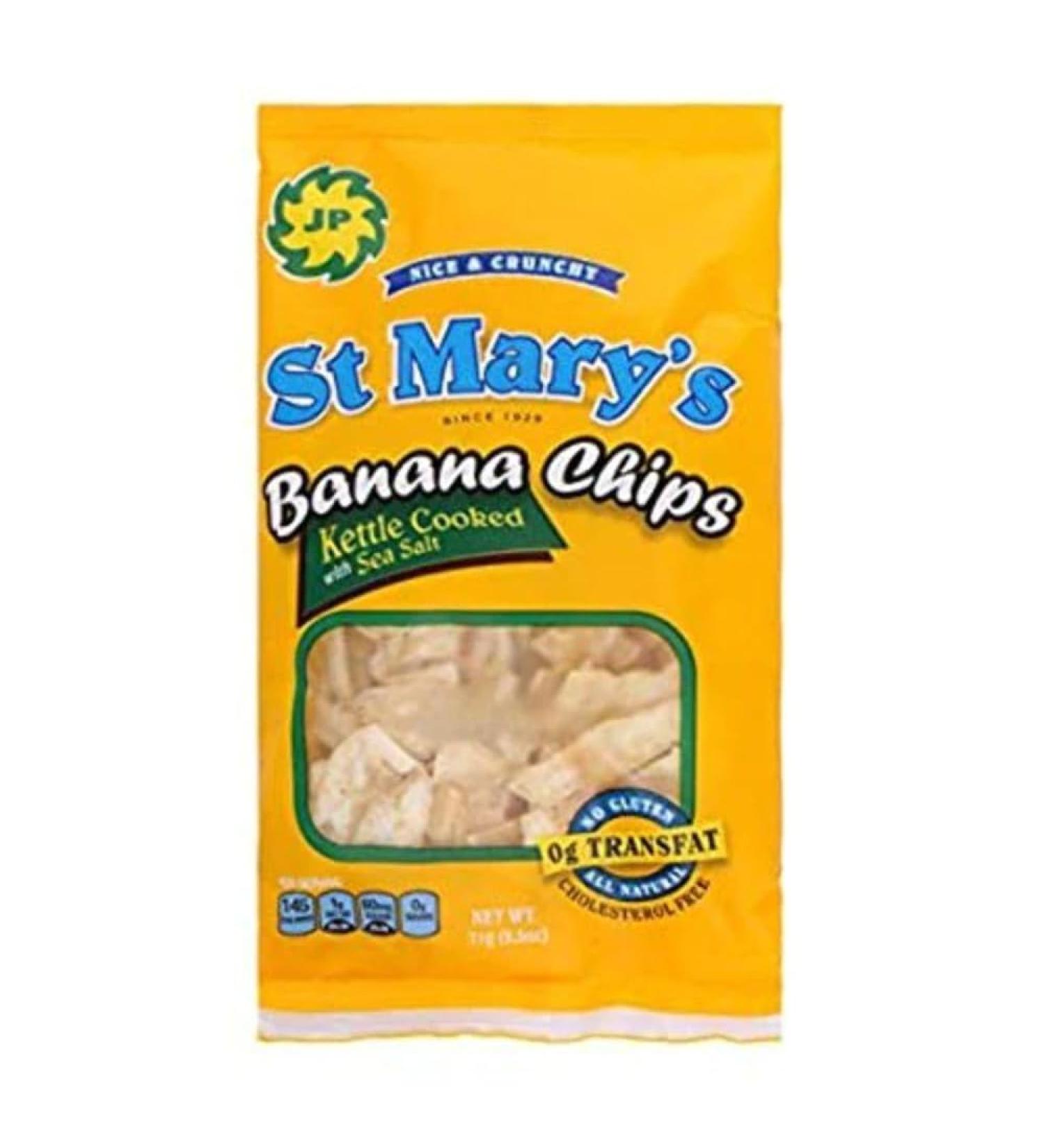 St Marys Banana Chips 71g Box of 24-Fd