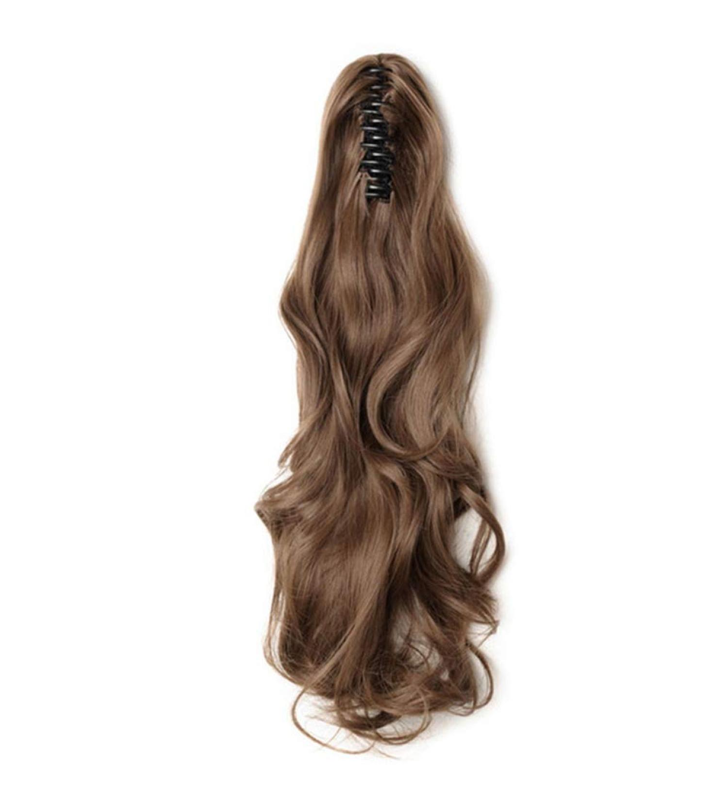 Shop Synthetic Claw Fake Ponytail Wig | 18-26 inch Black Brown & Light Brown Hair Extensions for Women - Buy Online on GoSupps.com