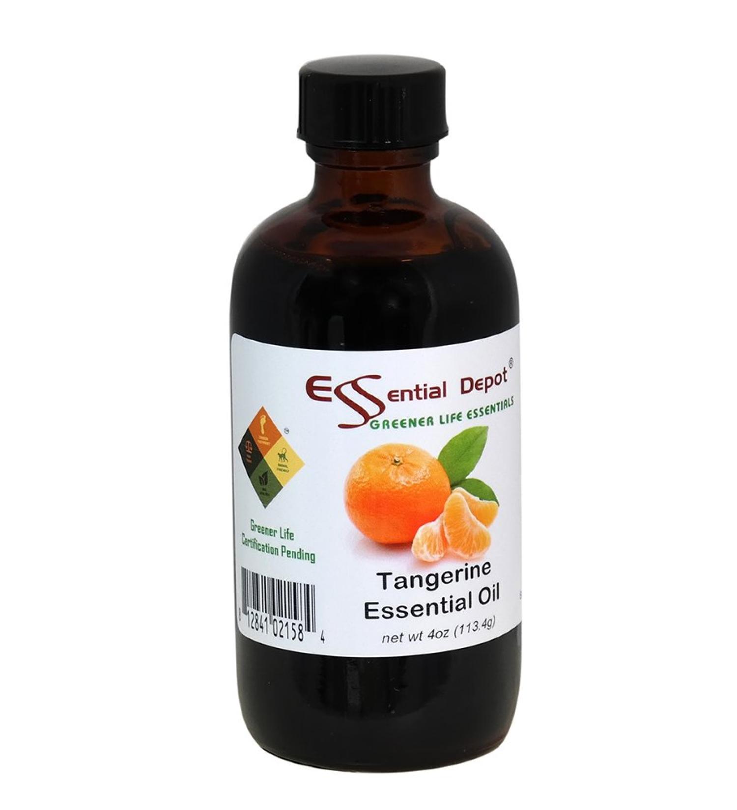 Tangerine Essential Oil - 4 oz | GC/MS Tested | Premium Amber Glass Bottle | International Shipping Available - Buy Online on GoSupps.com
