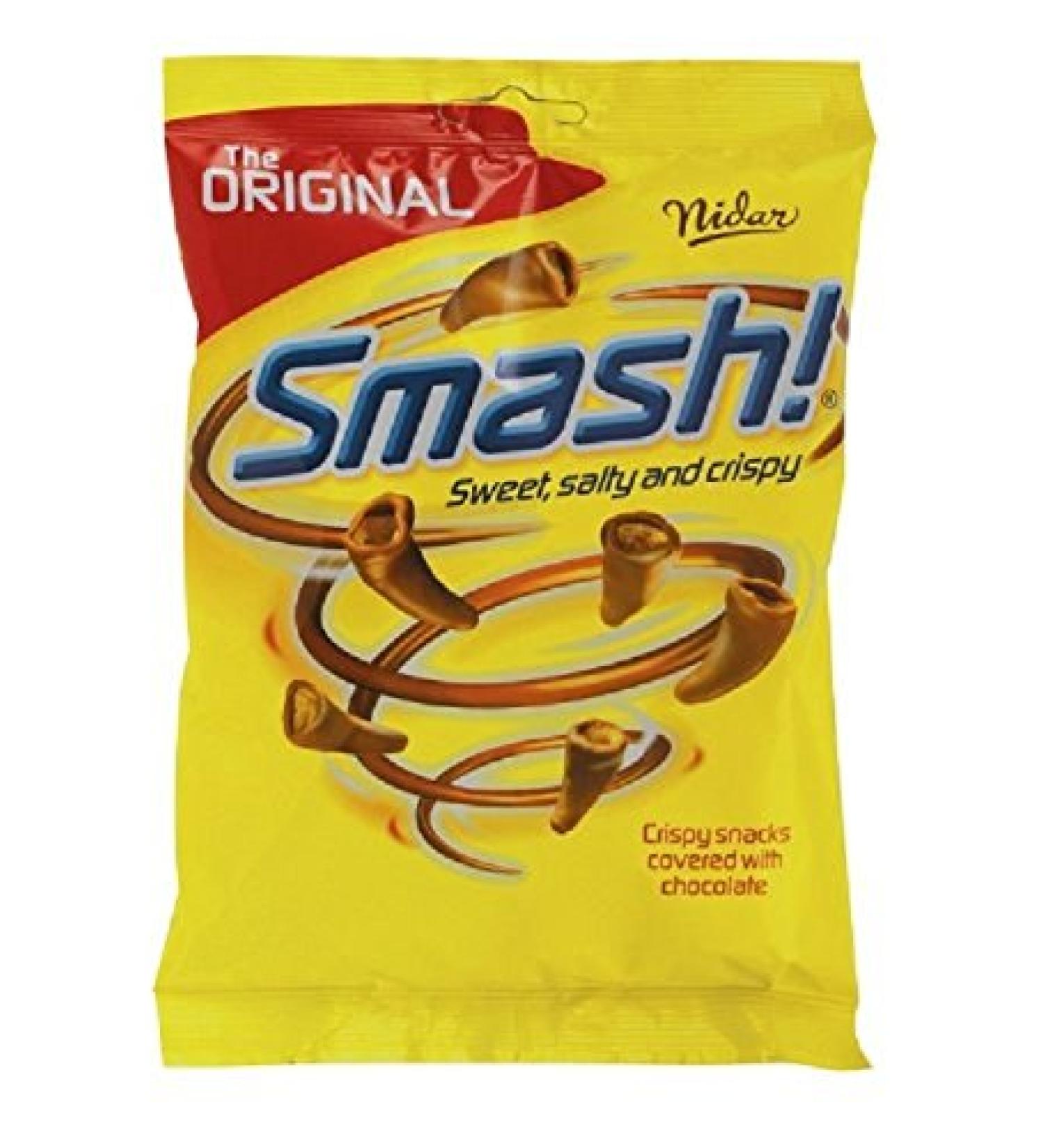 Nidar Smash - The Original Norwegian Snacks - Chocolates - Candy - Sweets - Bag 100g