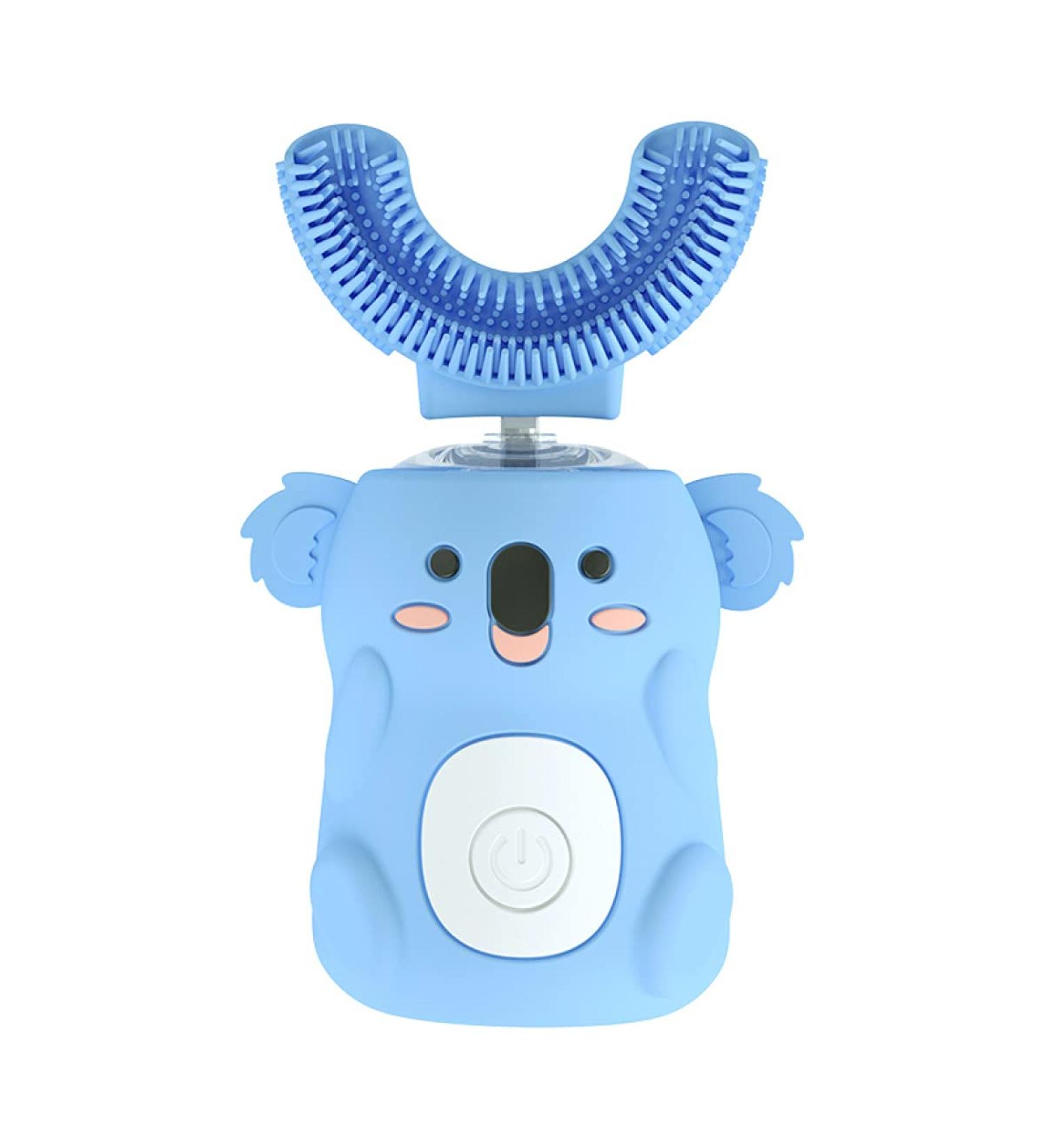 NZJWZS Kids Electric Toothbrush with 3 Brush Heads | Toddler Automatic U-Shaped Toothbrush | Ages 1-8 - Buy Online on GoSupps.com