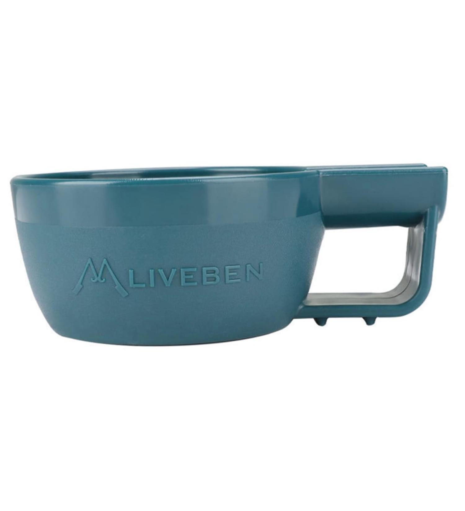 Solustrious Shaving Foam Shell & Rustic Shaving Cup - Premium Plastic Bowl for Men | International Shipping - Buy Online on GoSupps.com