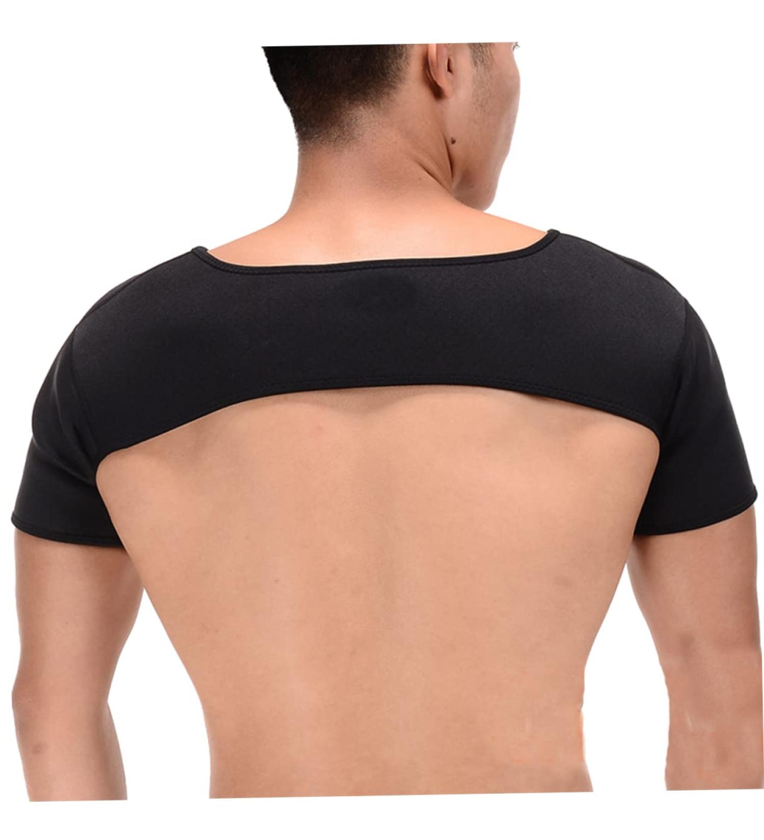 Buy Baluue Sports Shoulder Pads Brace - Breathable Black Bra Straps for Posture Correction & Protection - International Shipping Available - Buy Online on GoSupps.com