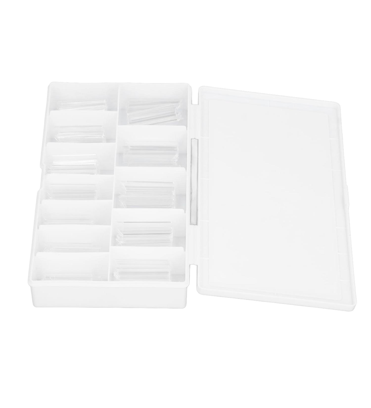 Long Fake Nails Breathable 360 Pieces Extended Water Pipe Nail Tips Easy to Apply Half Paste with Storage Box for Salon - Buy Online on GoSupps.com
