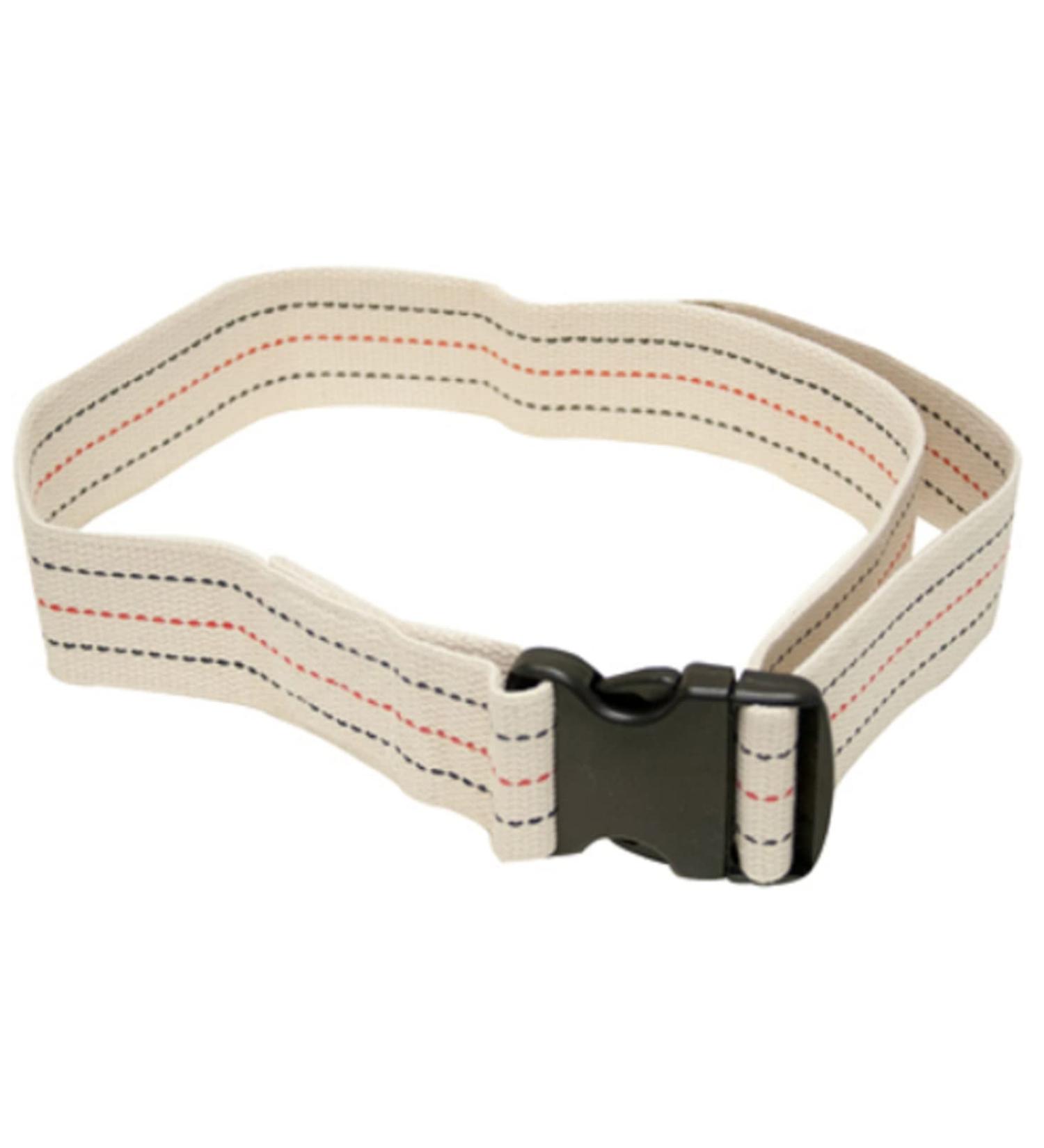 80417 Gait Belt with Quick Release Plastic Buckle 2" Width 60" Length 1 Stripe