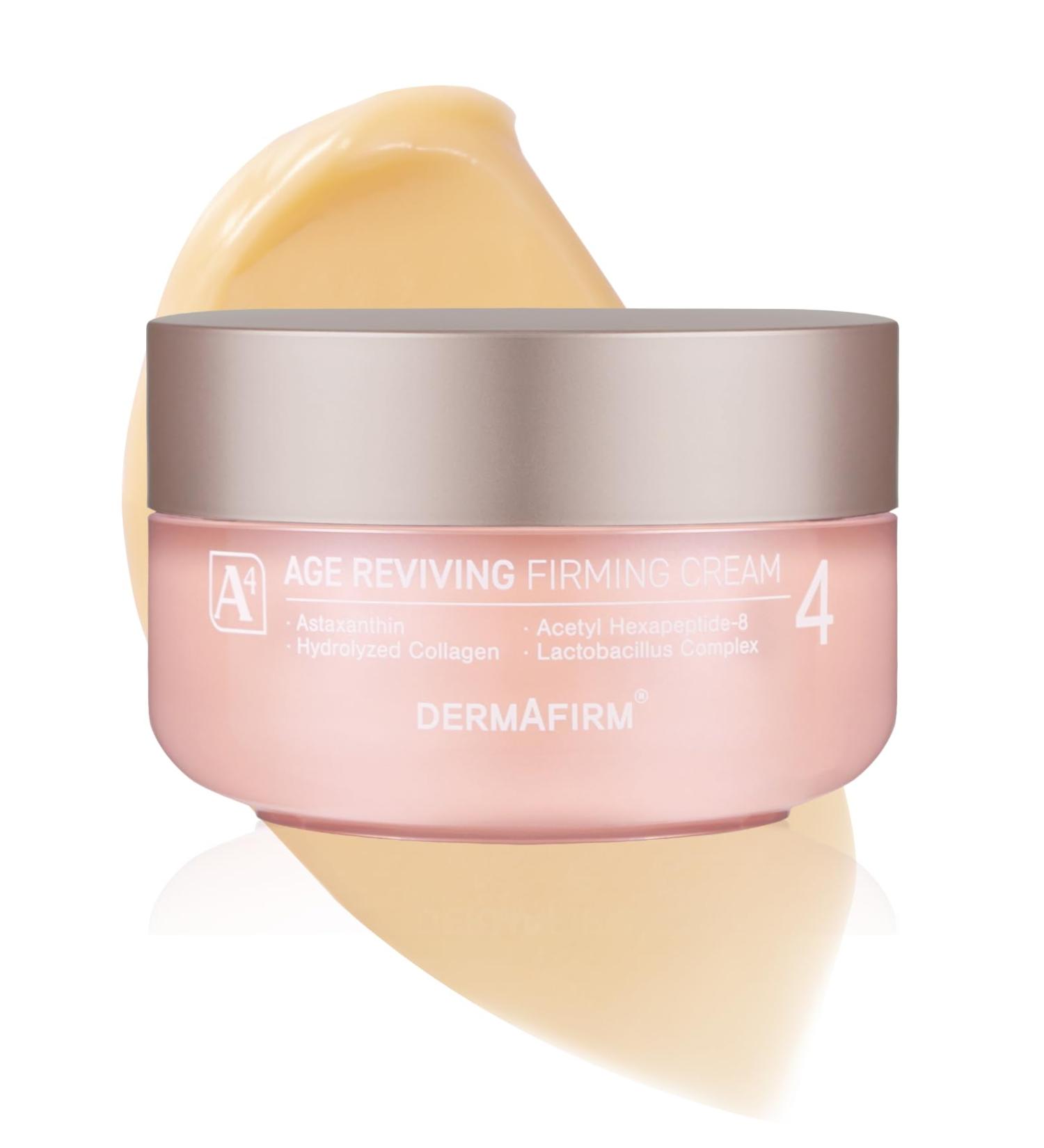 Age Reviving Firming Cream | Hydrating Facial Moisturizer with Collagen & Peptide - Pore Firming & Skin Elasticity 1.69 fl oz - No Animal Testing Paraben-Free - Buy Online on GoSupps.com