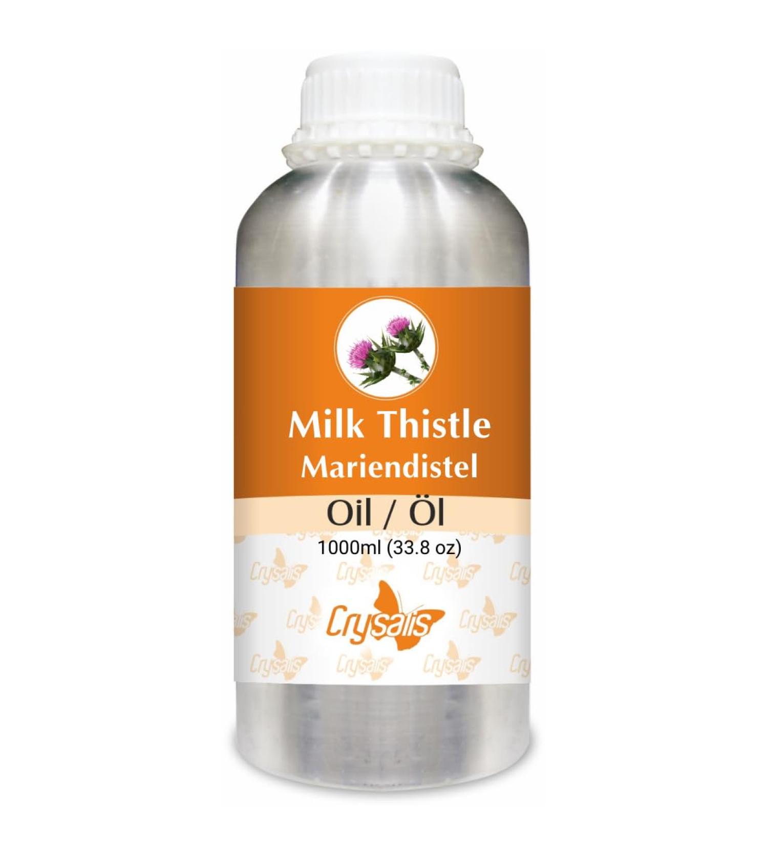 CRYSALIS Crysalis Milk Thistle Oil (Silybum marianum) 1000 ml/33.8 fl oz