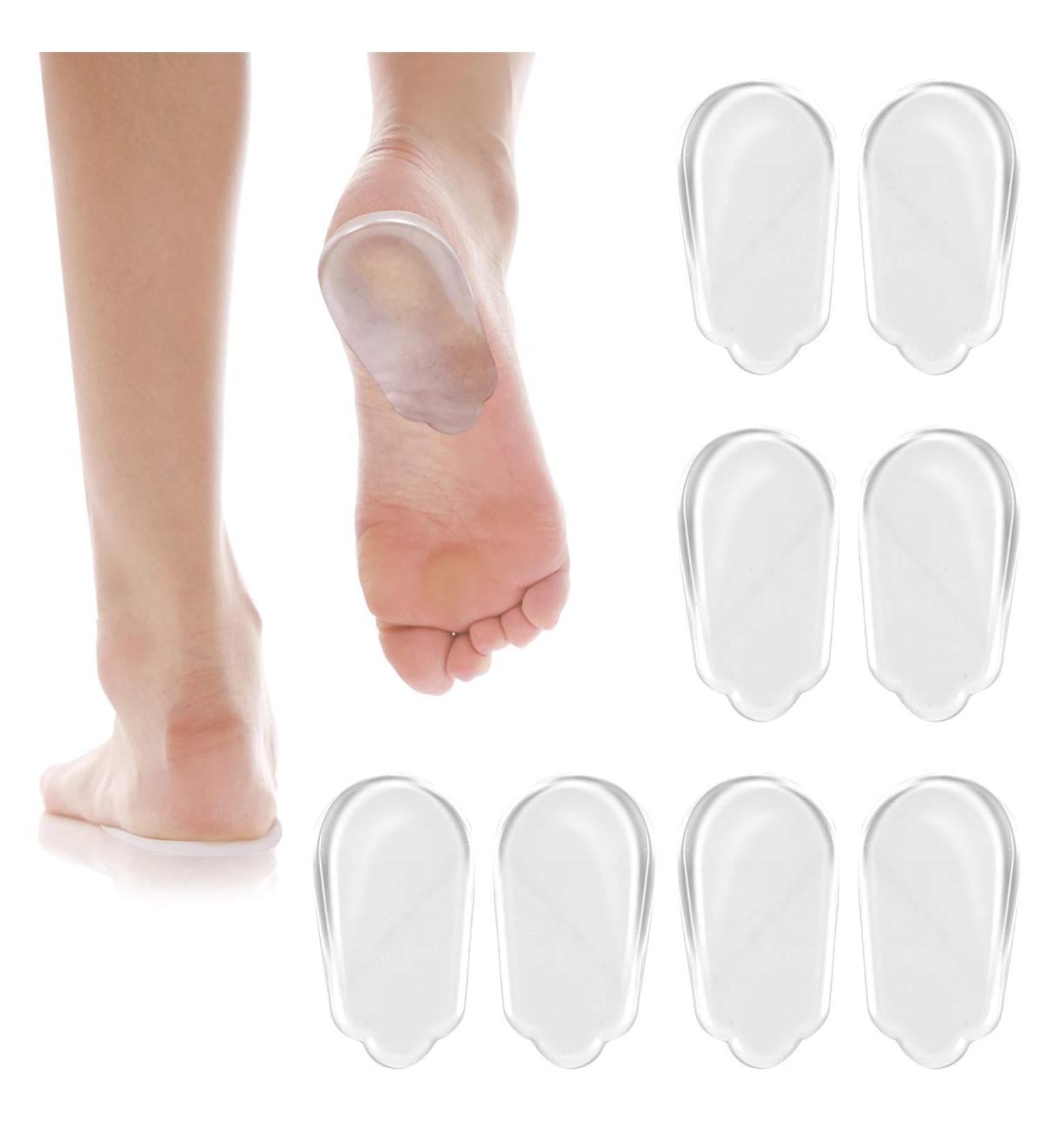 Orthopedic Insoles (4 Pairs) for Men & Women - Lateral Heel Wedges for Corrective Pronation, Supination, O/X Type Legs - Silicone Inserts for Height Increase and Heel Pain Relief - Buy Online on GoSupps.com