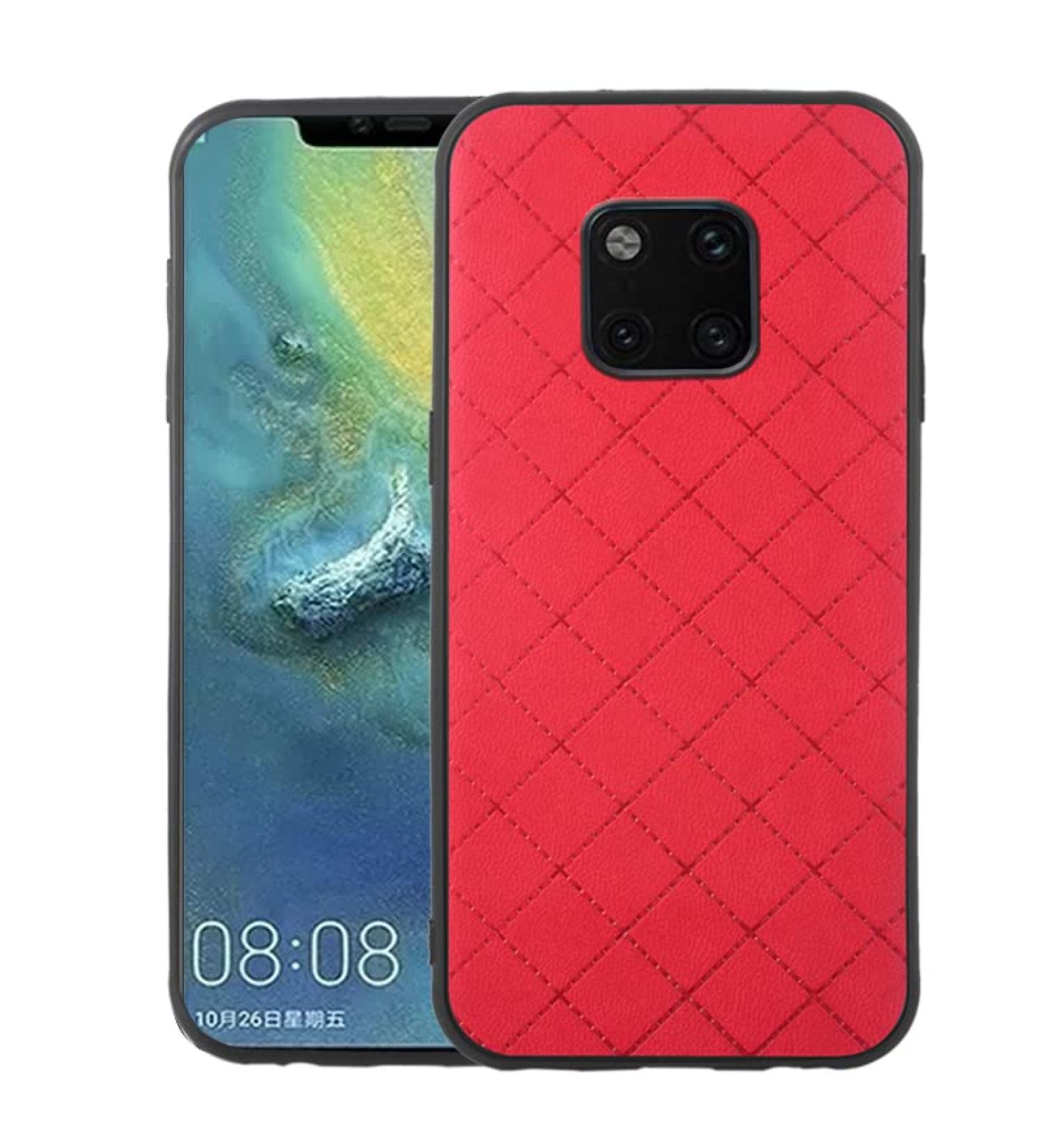 ELISORLI Compatible with Huawei Mate 20 Pro Case Rugged Thin Slim Cell Accessories Anti-Slip Fit Rubber TPU Mobile Phone Protection Silicone Cover for Hawaii Mate20Pro Mate20 20Pro Women Men Red - Buy Online on GoSupps.com