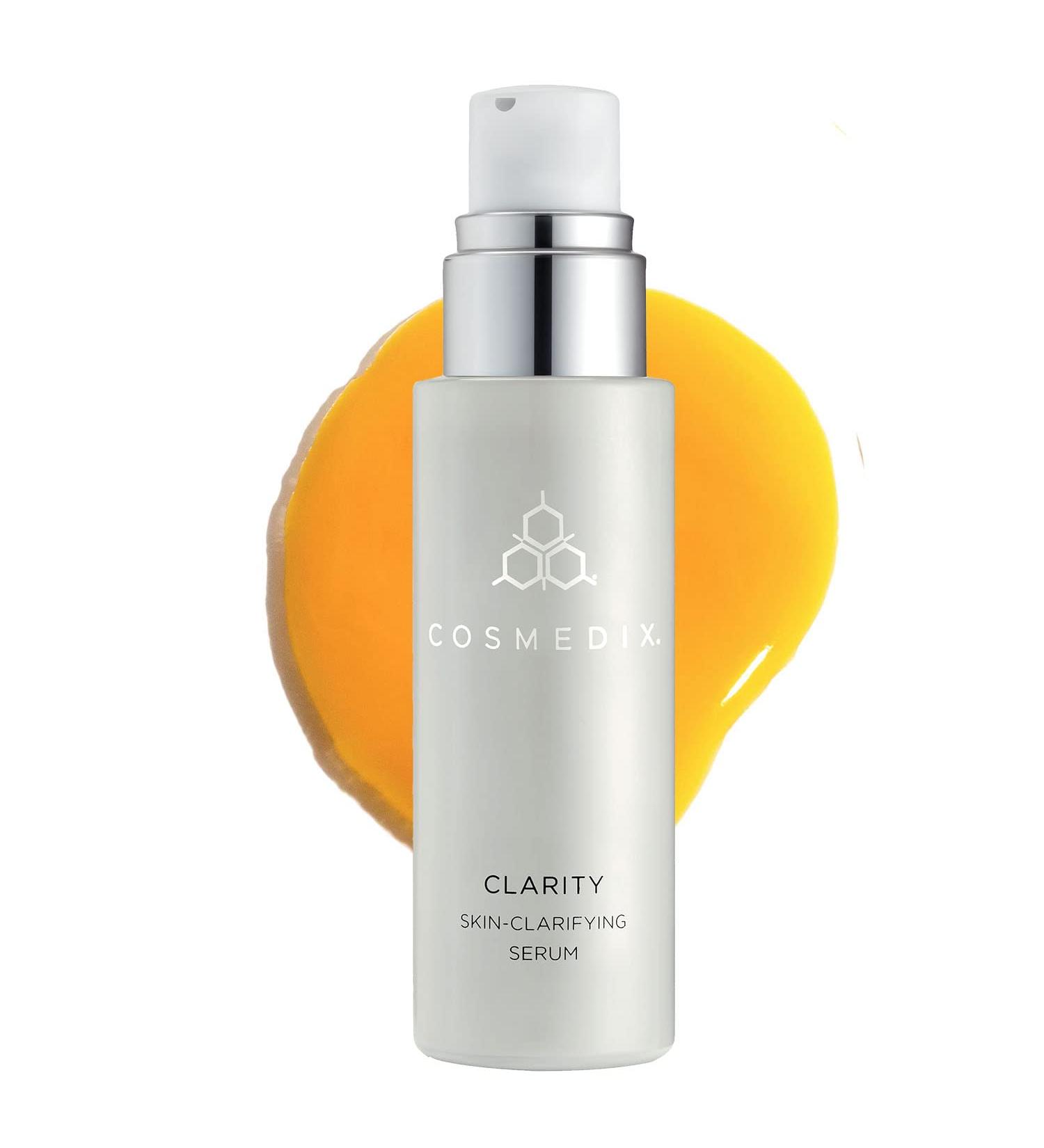 COSMEDIX Clarity Skin-Clarifying Face Serum with Retinol, Salicylic Acid, and Tea Tree Oil - Daily Exfoliating Face Wash and Hydrating Moisturizer - Buy Online on GoSupps.com