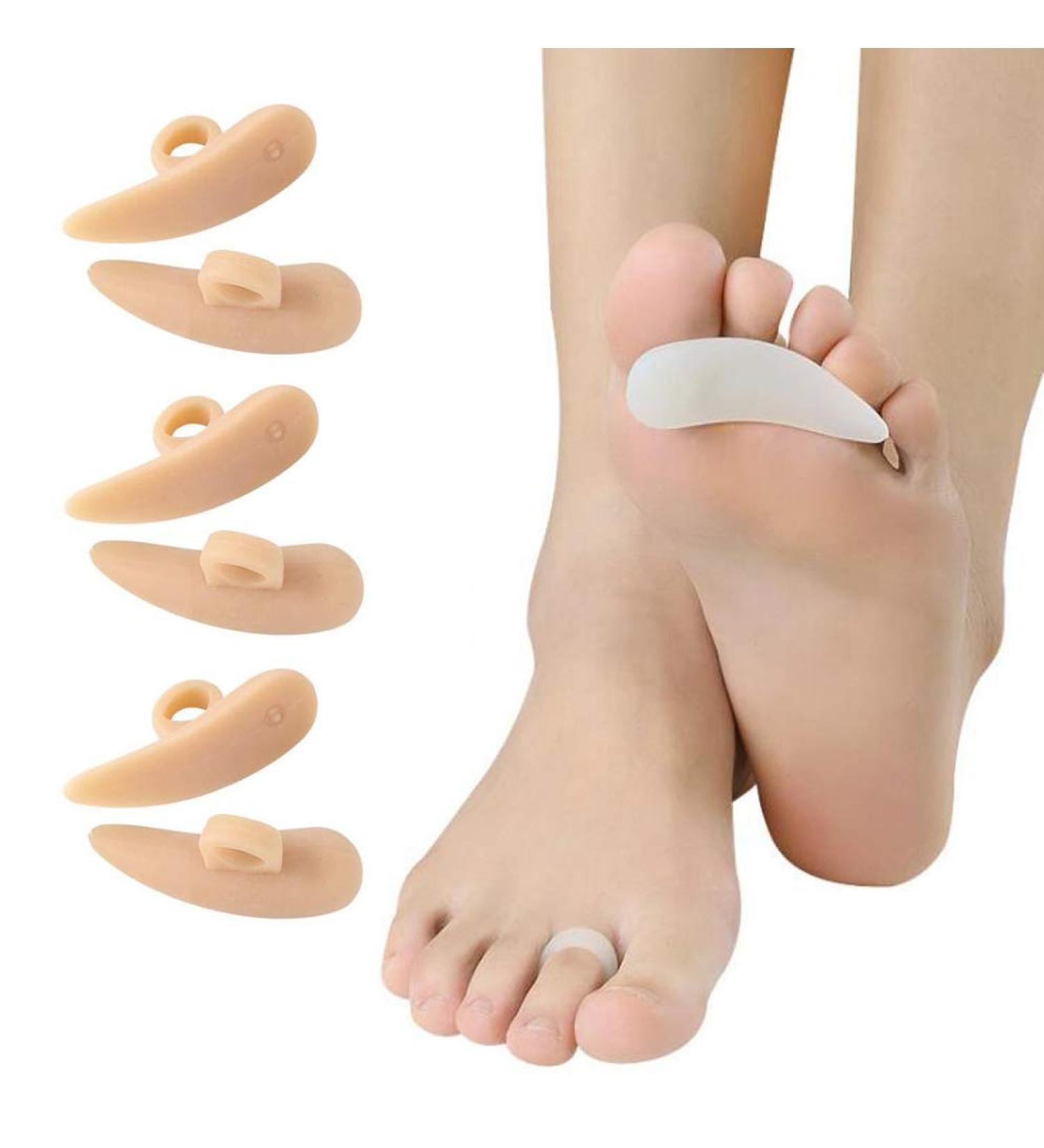 CAREOR Hammer Toe Cushion Set - Toe Gel Pads Corrector for Curled & Mallet Toe Relief - Right & Left Gel Support Cushion - Buy Online on GoSupps.com