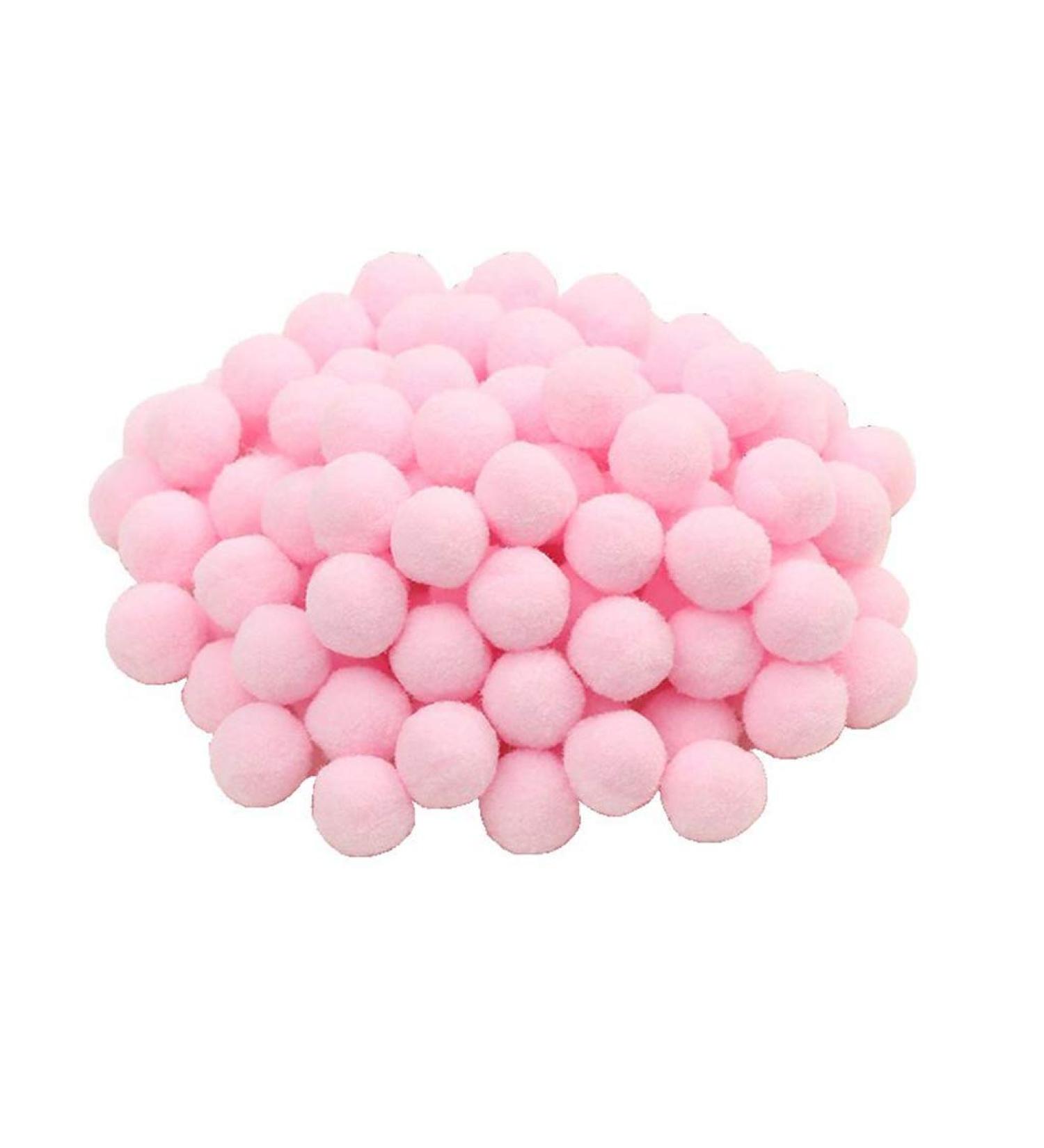 100pcs 1 inch Mix Color Craft Pom Poms Balls for DIY Crafts & Party Decorations - Buy Online on GoSupps.com