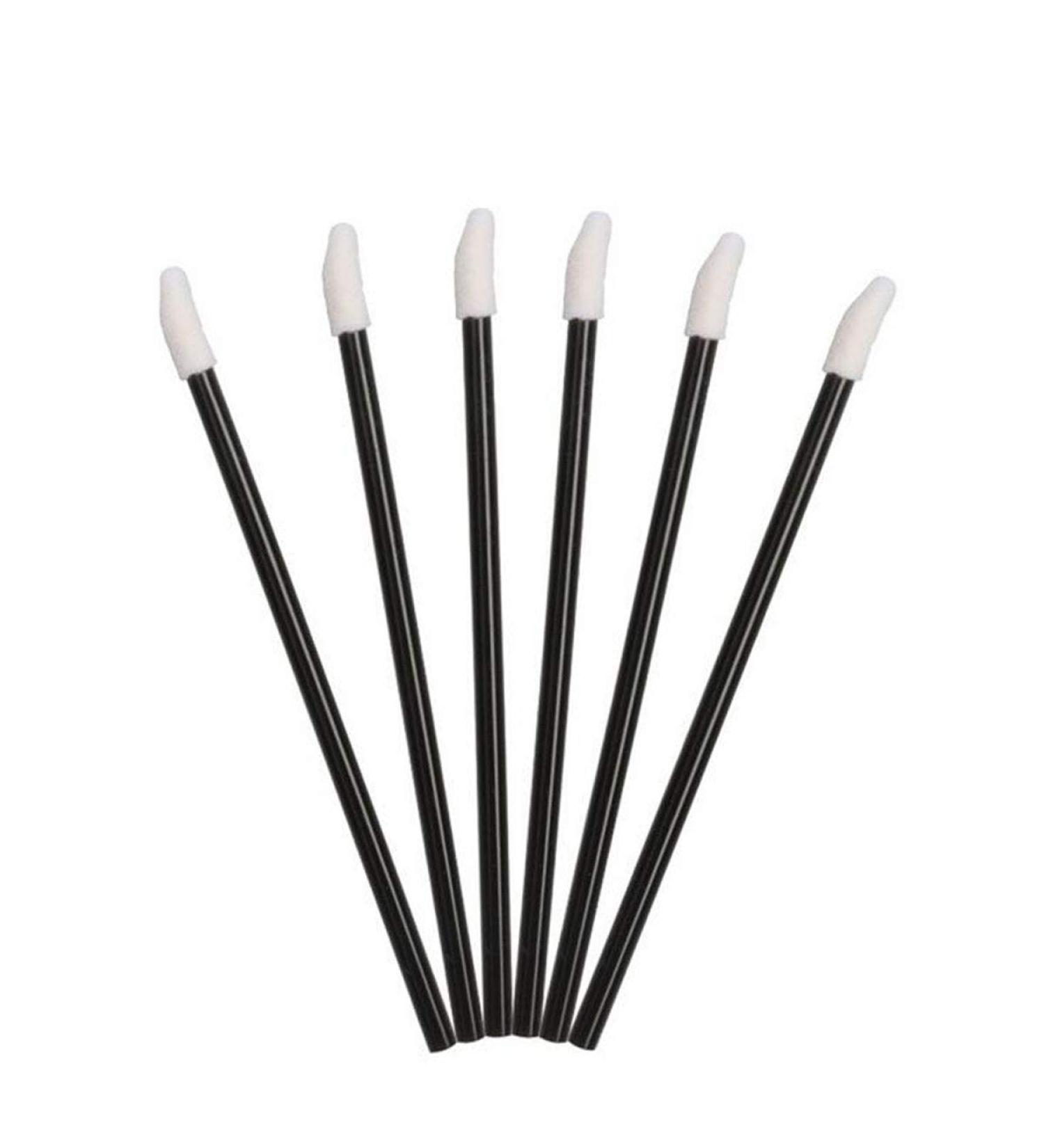 500PCS Disposable Lip Brushes Kits - Lipstick Gloss Wands Applicator Perfect Makeup Tool (Black) for Professional Use | International Shipping Available - Buy Online on GoSupps.com