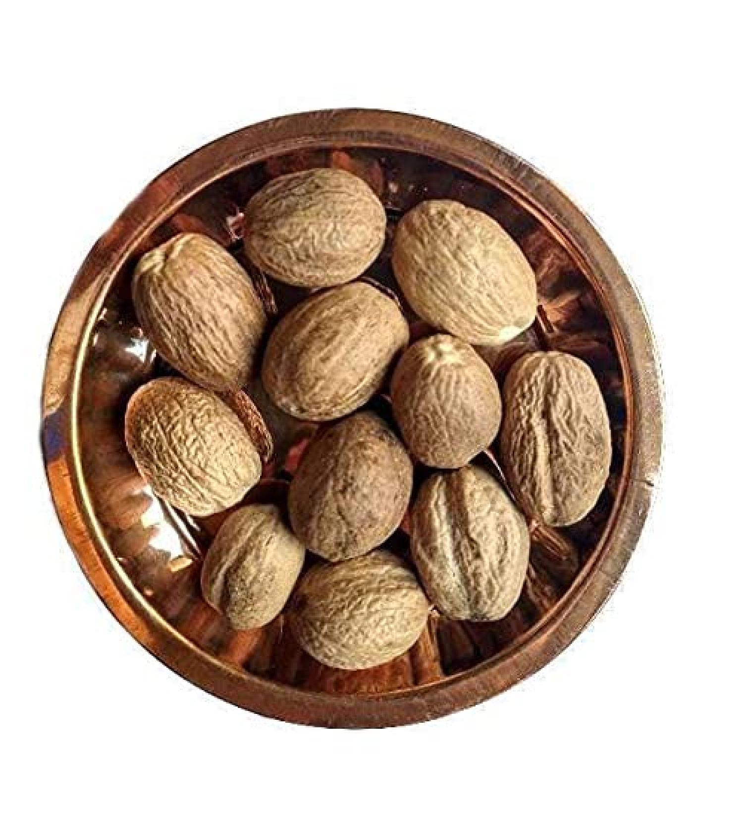 Will and Weaves Indian Jadibooti Jaiphal Asli Jai phal Jaifal Nutmeg Jayfal 100 Gram