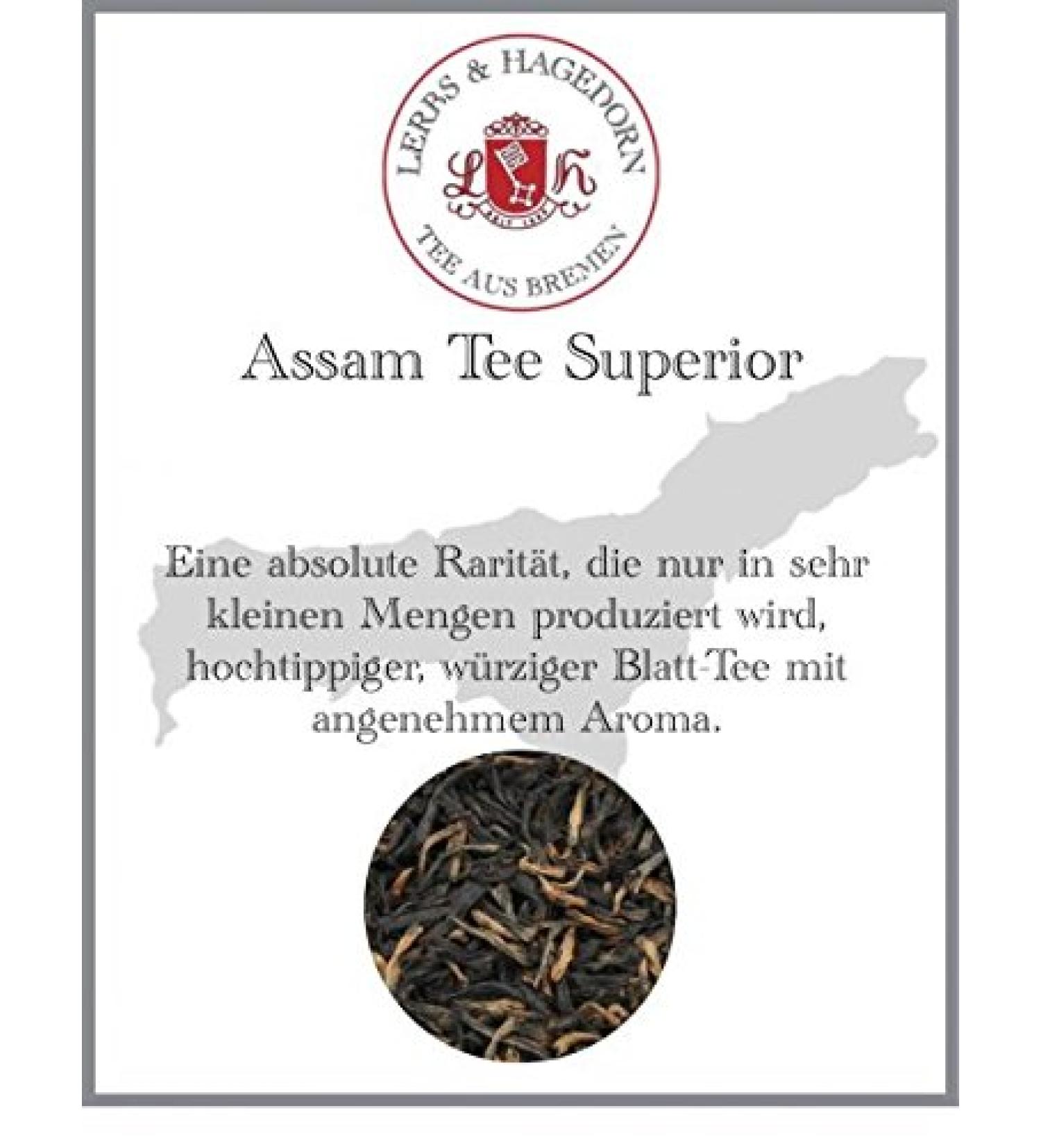  Lerbs & Hagedorn Assam Superior T-Shirt 1kg - Buy Online on GoSupps.com