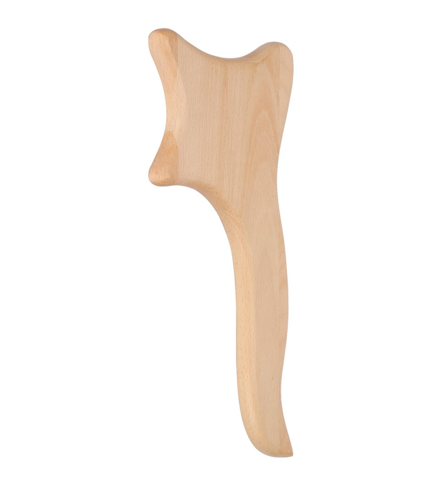 Verdant Touch Gua Sha Board - Premium Wood Massage Tool for Back Neck and Body | Enhance Your Beauty Routine - Buy Online on GoSupps.com