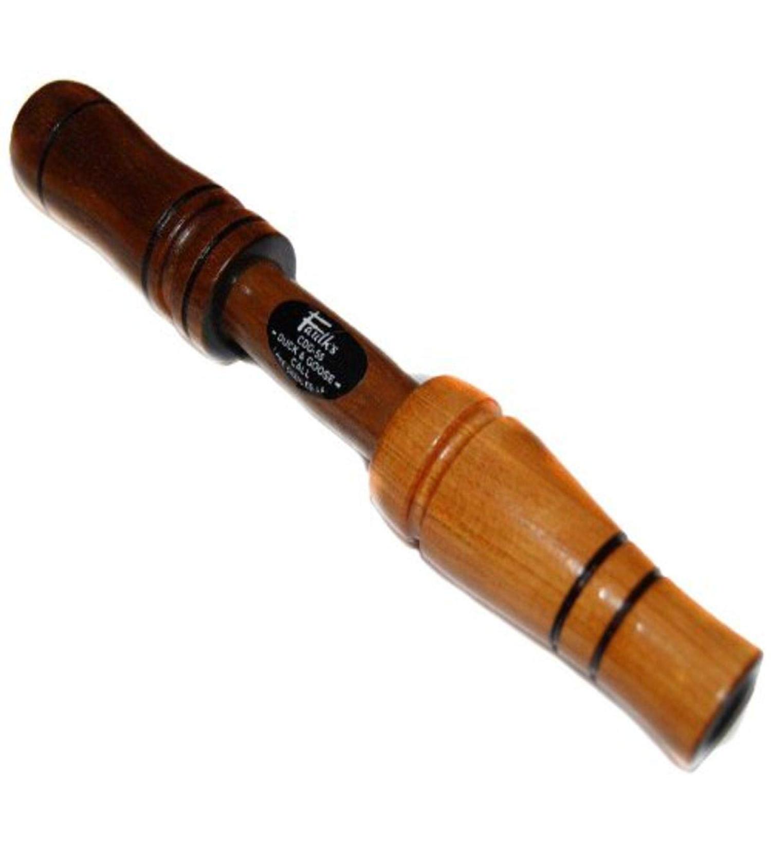 Faulk's Game Calls Combination of Duck and Goose Call CDG-55, BROWN