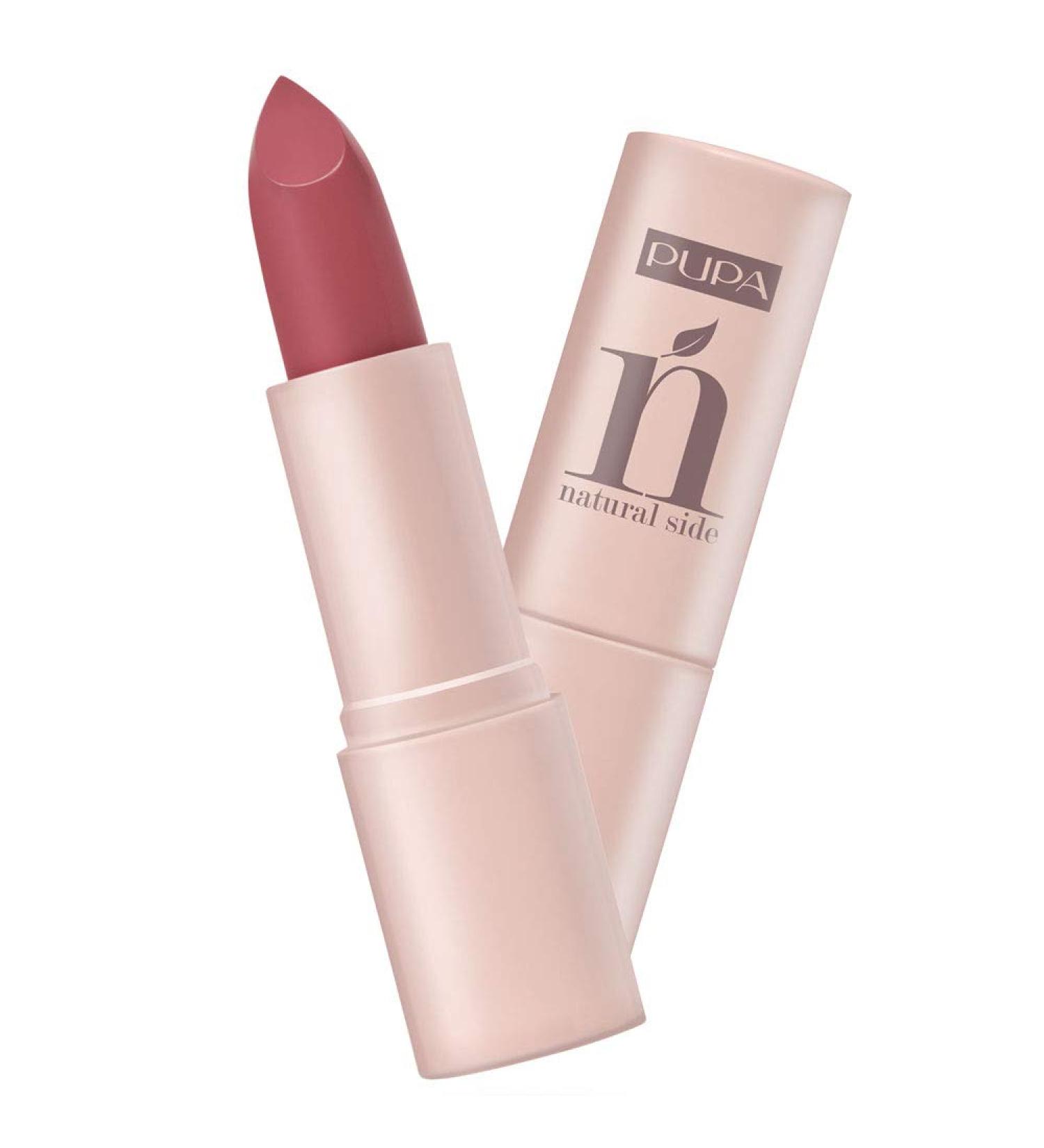 PUPA NATURAL SIDE LIPSTICK No.006 INTENSE DAMASK 4 G.