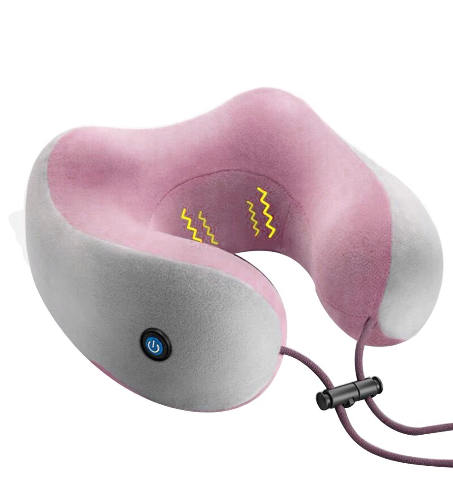 Ikasus 3D Electric Neck Massage Cushion - U-Shaped Pillow for Pain Relief & Relaxation | Portable for Car & Office - TP-0117b - Buy Online on GoSupps.com