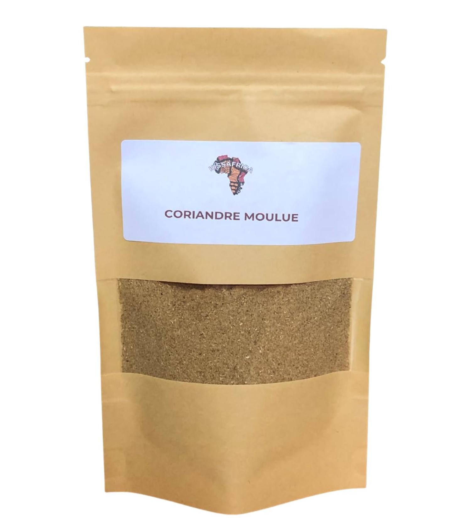 Ground coriander Natural powdered spice Mild lemony flavor for cooking and seasonings 50g - Buy Online on GoSupps.com