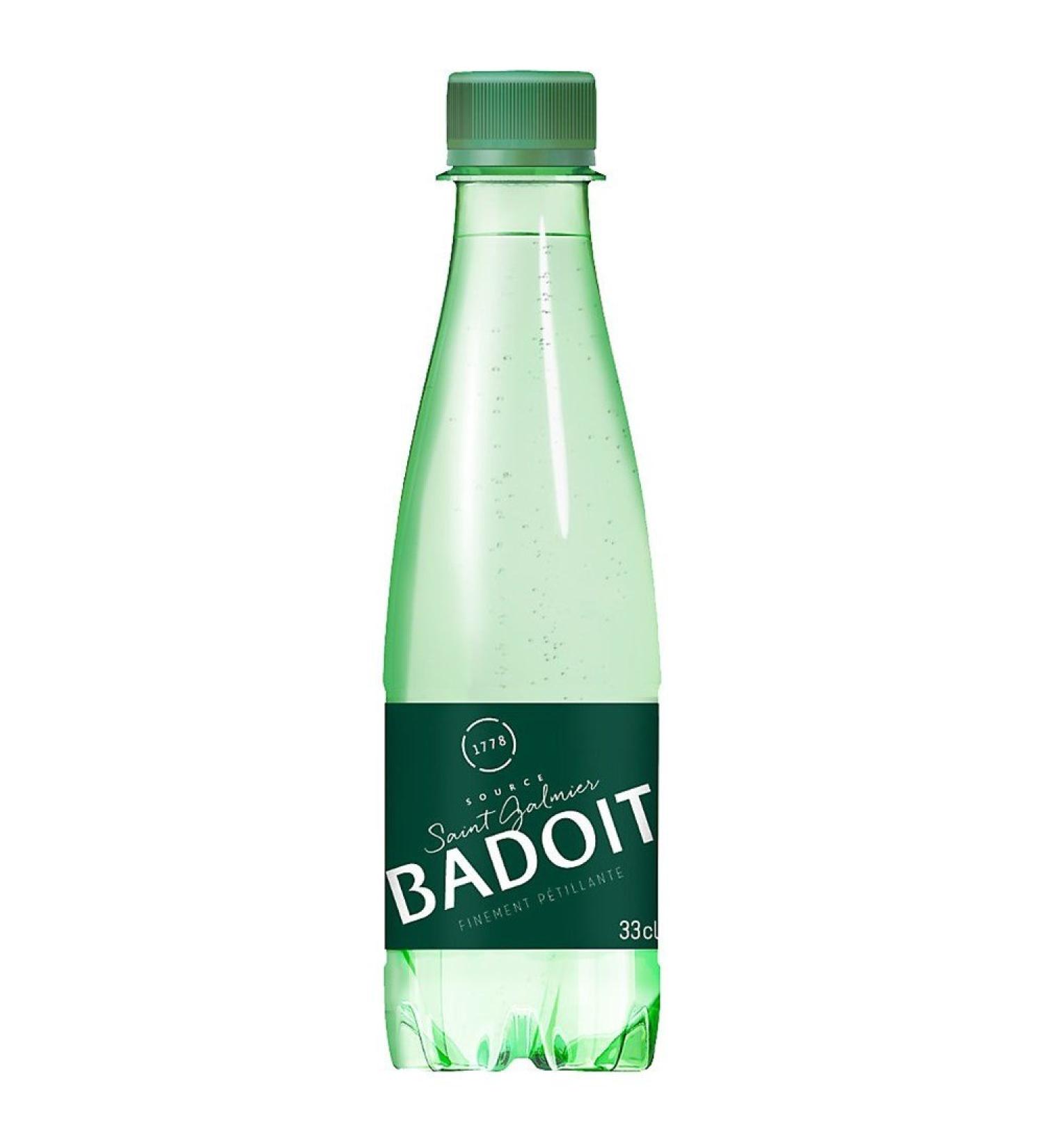 Eau gazeuse Badoit bouteille 33 cl - Carton de 30