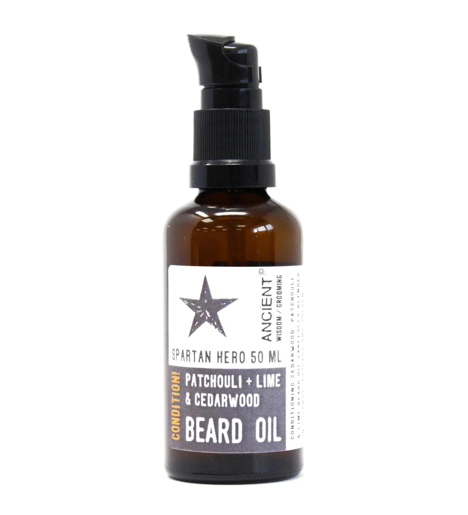 Ancient Wisdom 50ml Beard Oil - Spartan Hero - Condition!