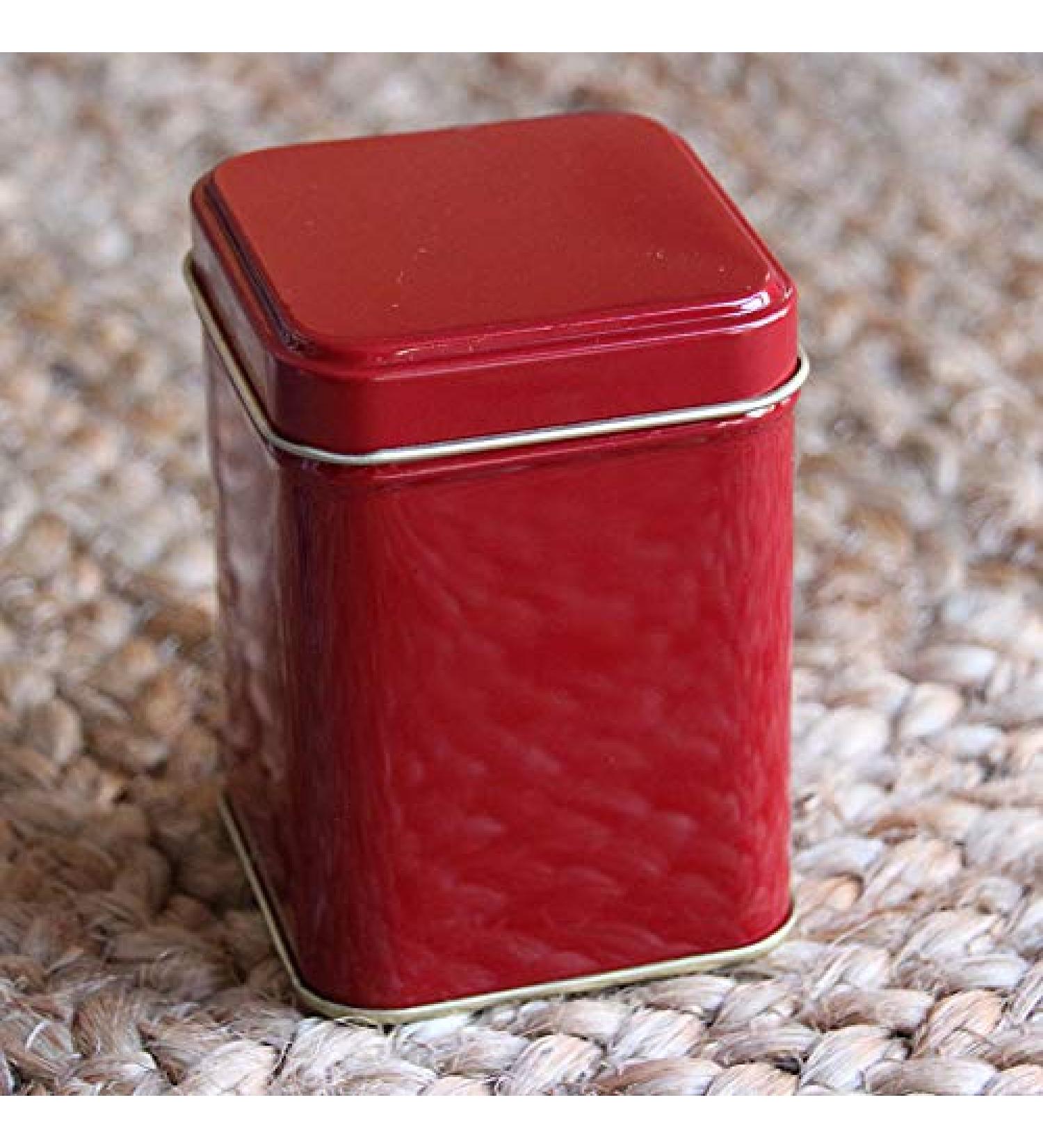 RED TEA CONTAINER 50 GR