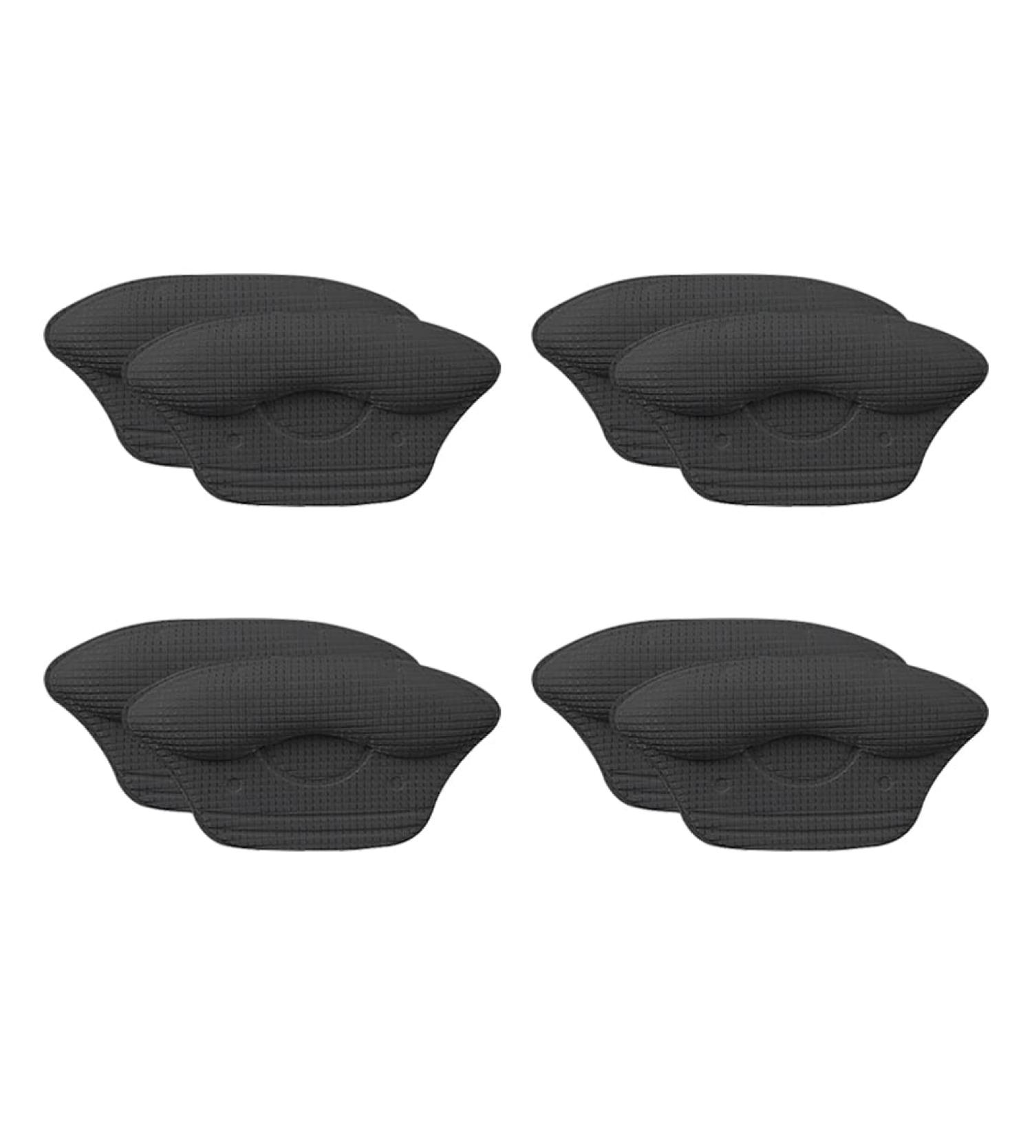 4 Pairs Heel Cushion Pads | Comfortable High Heel Protectors & Grip Inserts | Soft Black Heel Liners & Guards - Buy Online on GoSupps.com