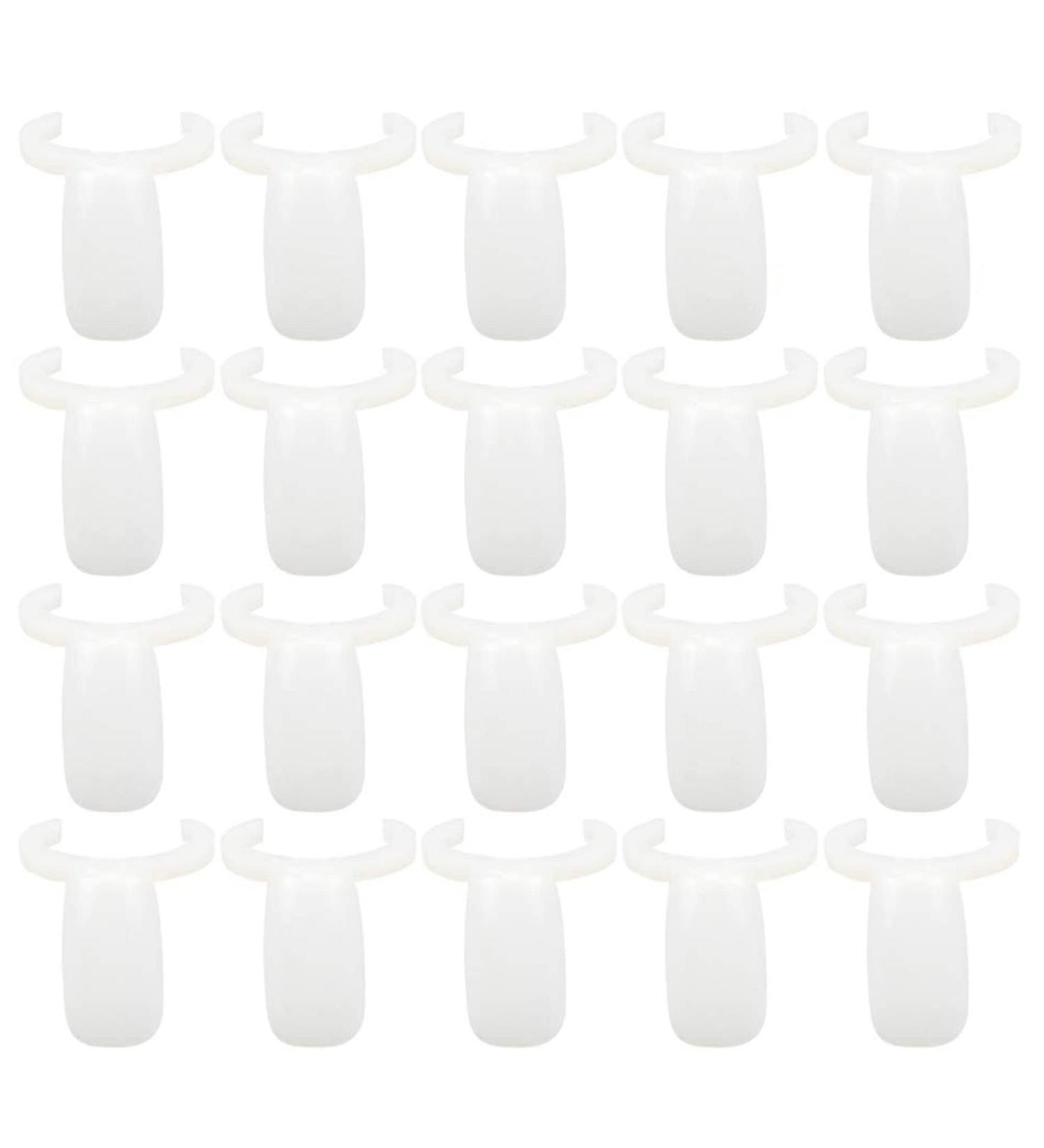 Uerry 200 Pcs Artificial Nail Tips & Rings - Perfect for Nail Studios Training & Personal Collections - Buy Online on GoSupps.com