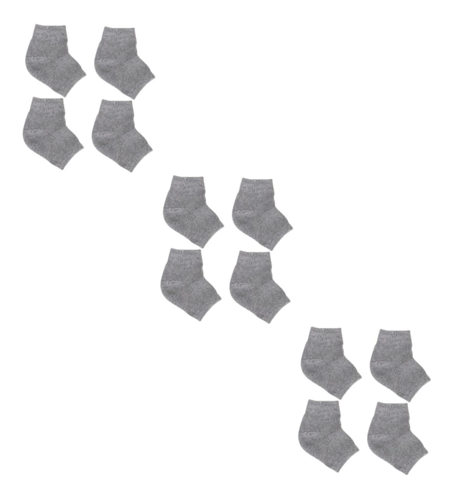 FRCOLOR 6 Pairs Anti-Crack Socks Foot Moisturizer Socks Ankle Socks Spa Gel Socks Feet Care Socks Heel Protector Socks Gel Spa Socks Pink Casual Socks Anti Cracked Feet Men and Women - Buy Online on GoSupps.com