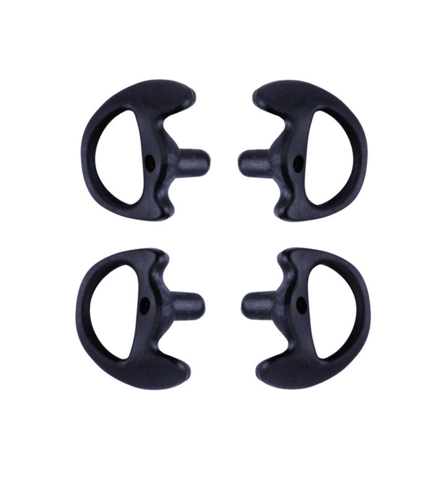 AIRSN Replacement Earmold Earbud Earplug for Motorola Kenwood Two-Way Radio - Black 3 Pair (Small/Medium/Large) - Buy Online on GoSupps.com