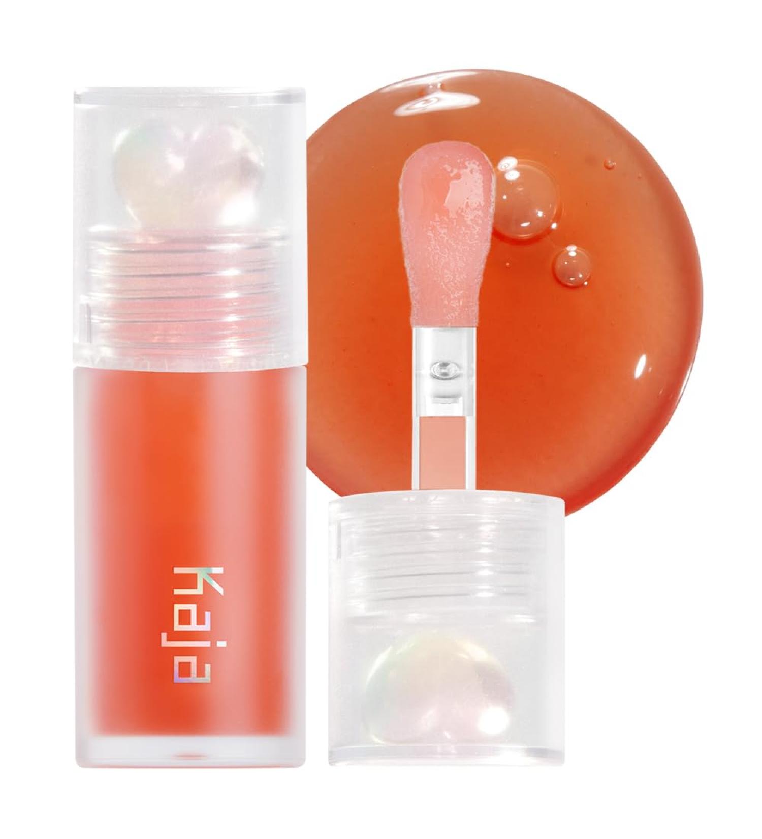 Kaja Lip Plumping - Juicy Glass 03 Apricot Allure | Hydrating Feel Plumped and Lightweight with Vitamin Tree Fruit Oil Vegan Cruelty-Free Clear Tint Stain Shine Gloss Plumper Long Lasting - Buy Online on GoSupps.com