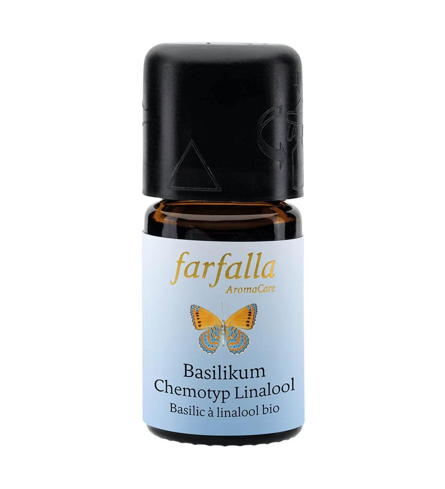 FARFALLA Basil organic Grand Cru 5ml (pack of 10)