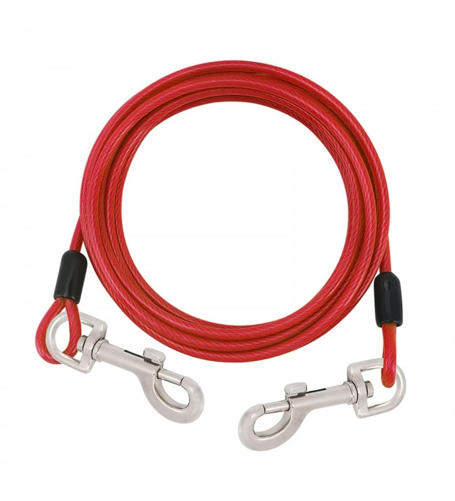 Dongker Hofleine Dog Tie-Out Linen 3m | Heavy Duty Dog Leash for Small/Medium Dogs up to 130 lbs | 360 Rotating Buckle | International Shipping Available - Buy Online on GoSupps.com