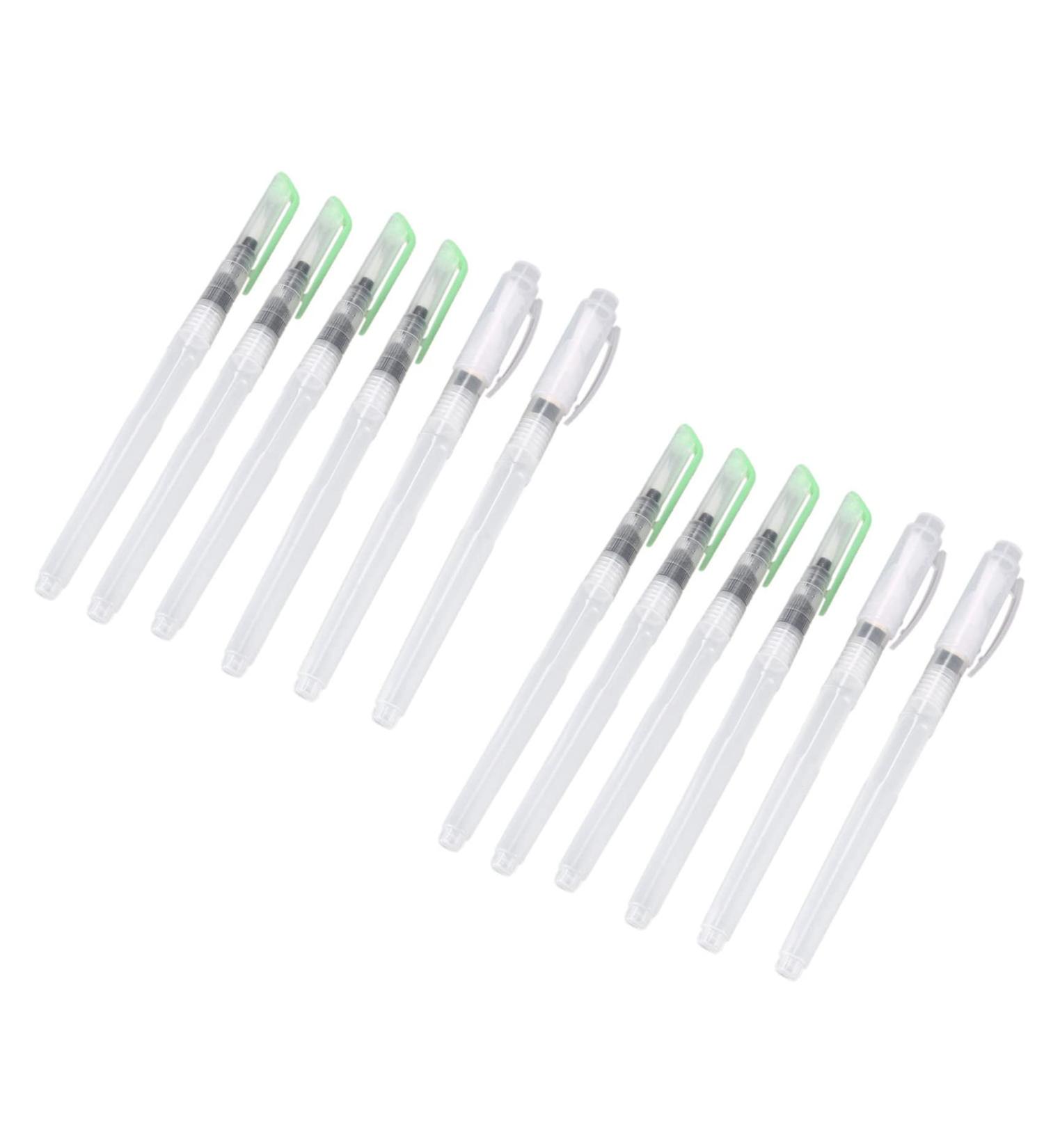 Water Coloring Brush Pens 12 Watercolor Painting Brushes for Water Soluble Colored Pencils Water Color Markers - Buy Online on GoSupps.com