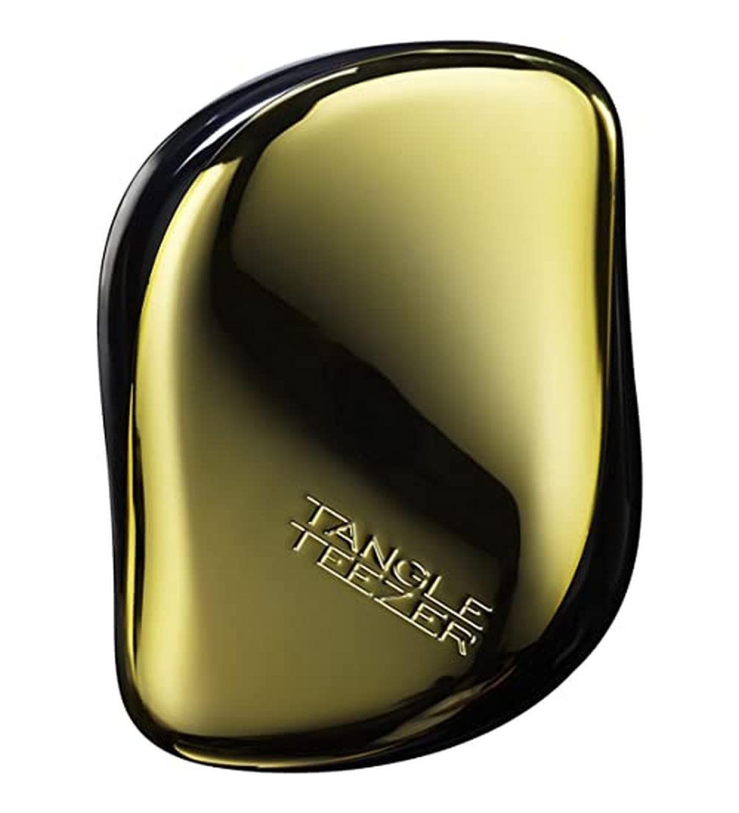 Tangle Teezer Compact Styler Gold Rush Black and Gold - Effortless Detangling Hairbrush - Buy Online on GoSupps.com