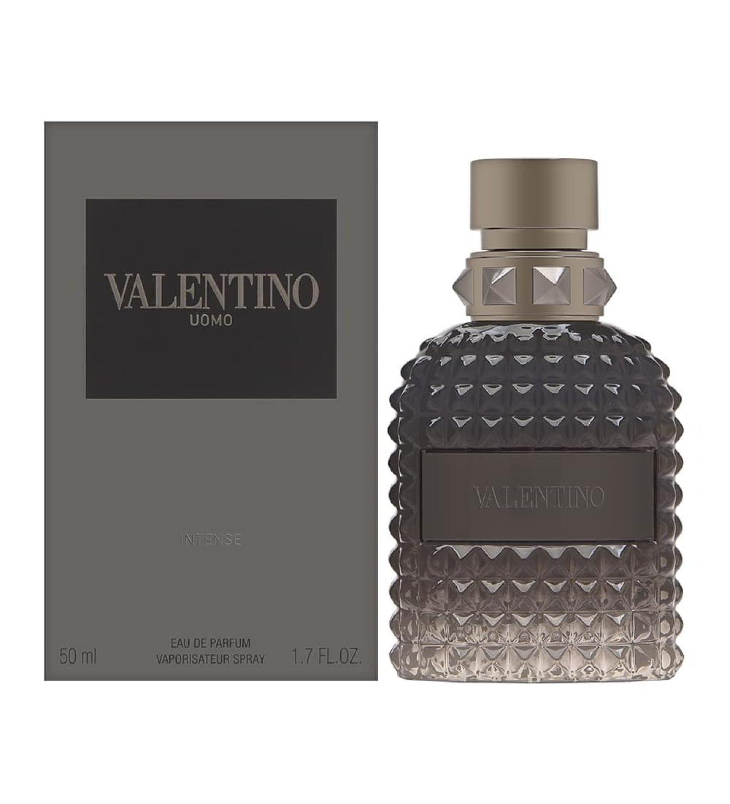 Valentino Uomo Intense for Men - Edp Spray 1.7 Fl. Oz Multicolor Orange Vanilla 1.7 Fl Oz (Pack of 1)