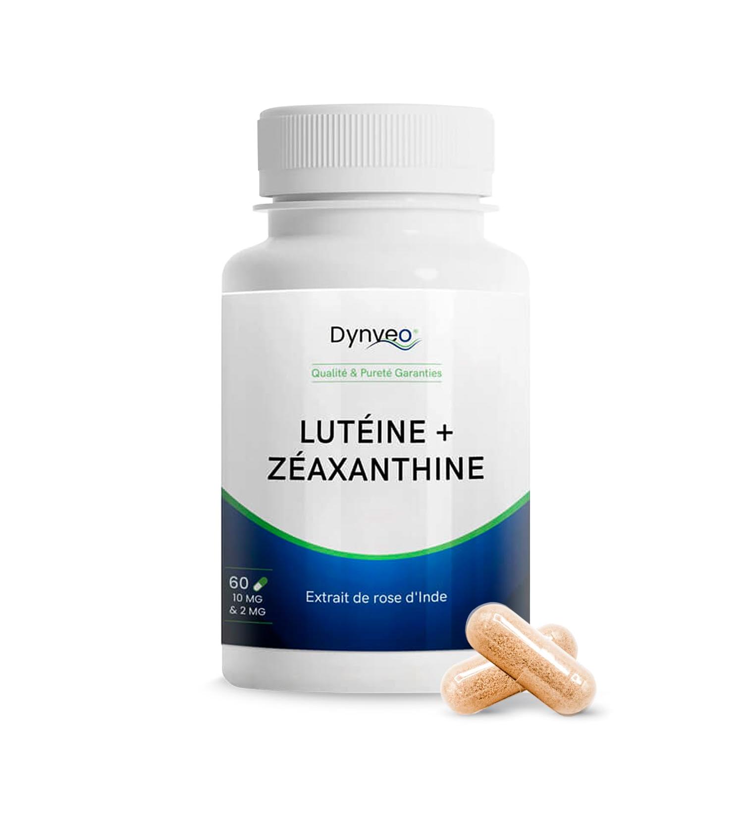 Lut ine Z axanthine - Vision Fatigue oculaire Yeux secs - Compl ments alimentaire pour les yeux - Extrait v g tal concentr 10mg lut ine & 2mg z axanthine - Efficacit prouv e - 60 G lules - Dynveo - Buy Online on GoSupps.com