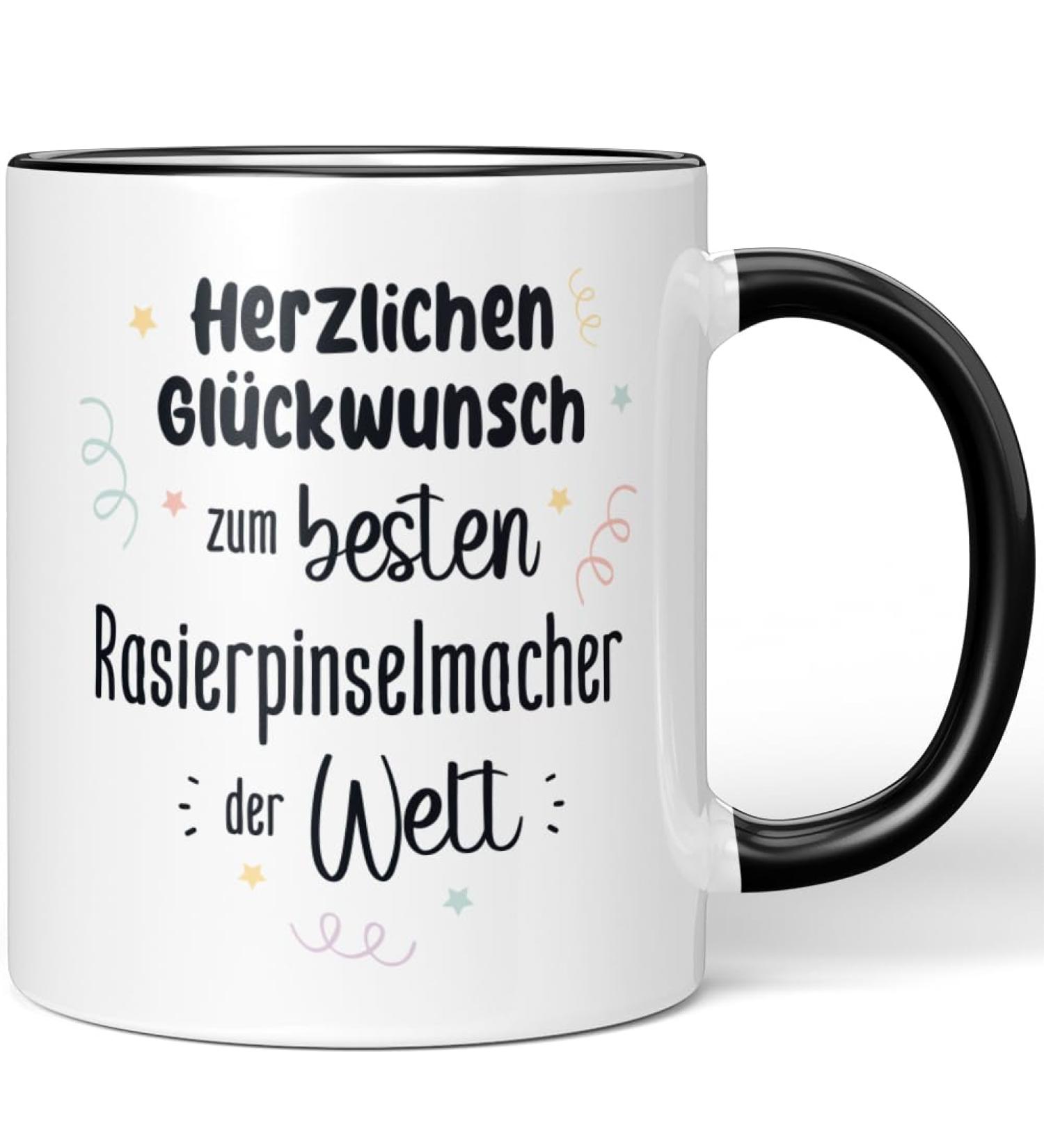 JUNIWORDS Black Mug - Celebrate the World's Best Shaving Brush Maker | Unique Gift Idea - Buy Online on GoSupps.com