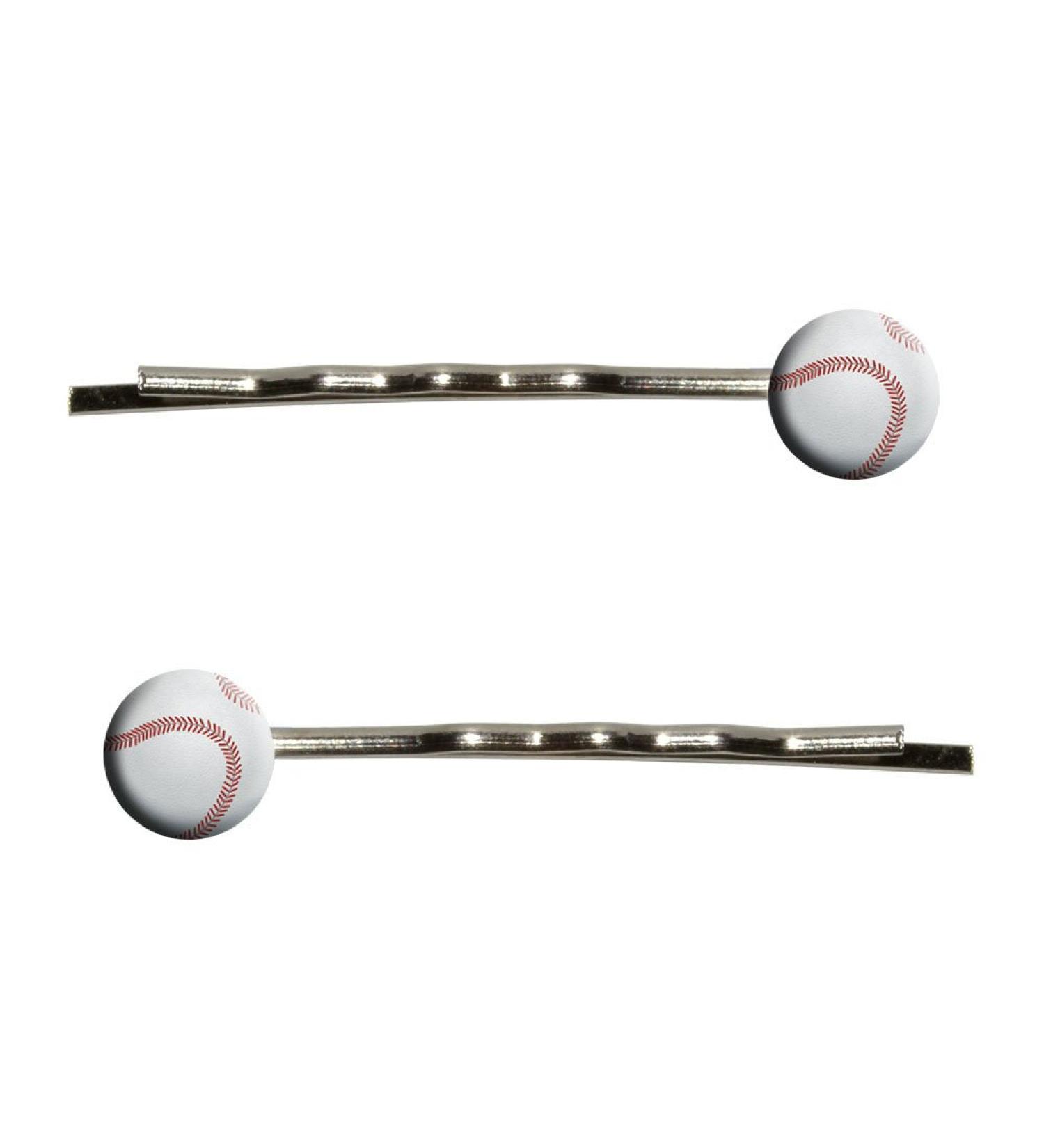 Graphics and More Baseball Sporting Goods Sportsball Bobby Pins Barrettes Hair Styling Clips