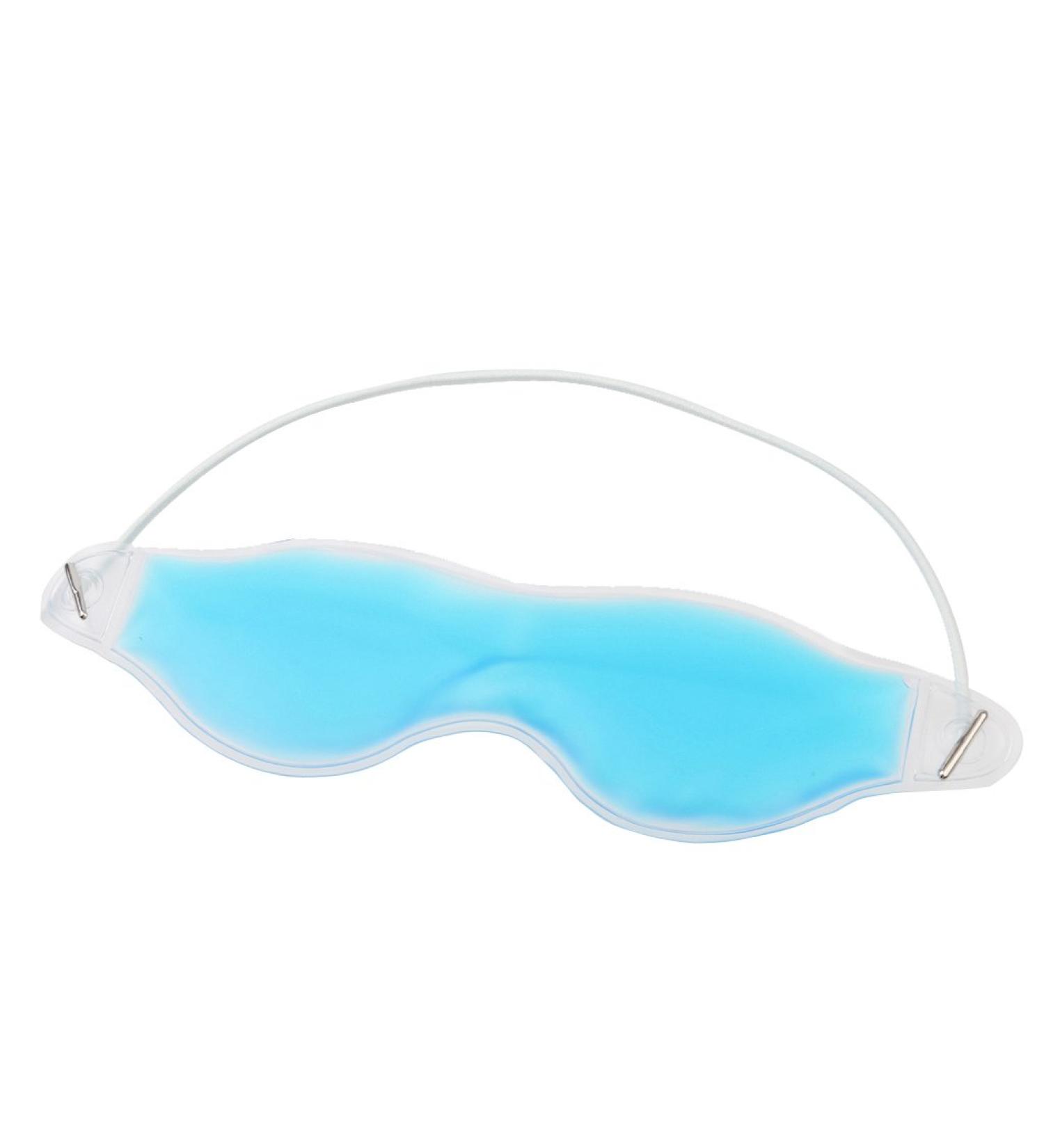 Gel Eye Mask for Puffiness & Tired Eyes - Cooling Soothing Goggles - 18.5x5cm Blue | International Shipping - Buy Online on GoSupps.com