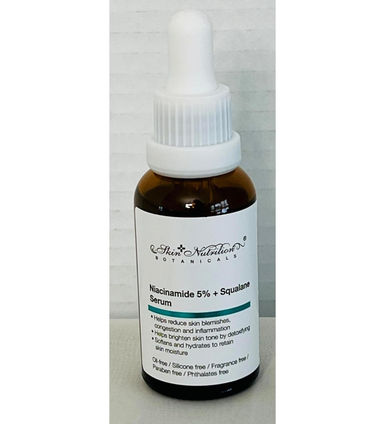 Niacinamide 5% Facial Serum with Squalane Botanical Skin Care