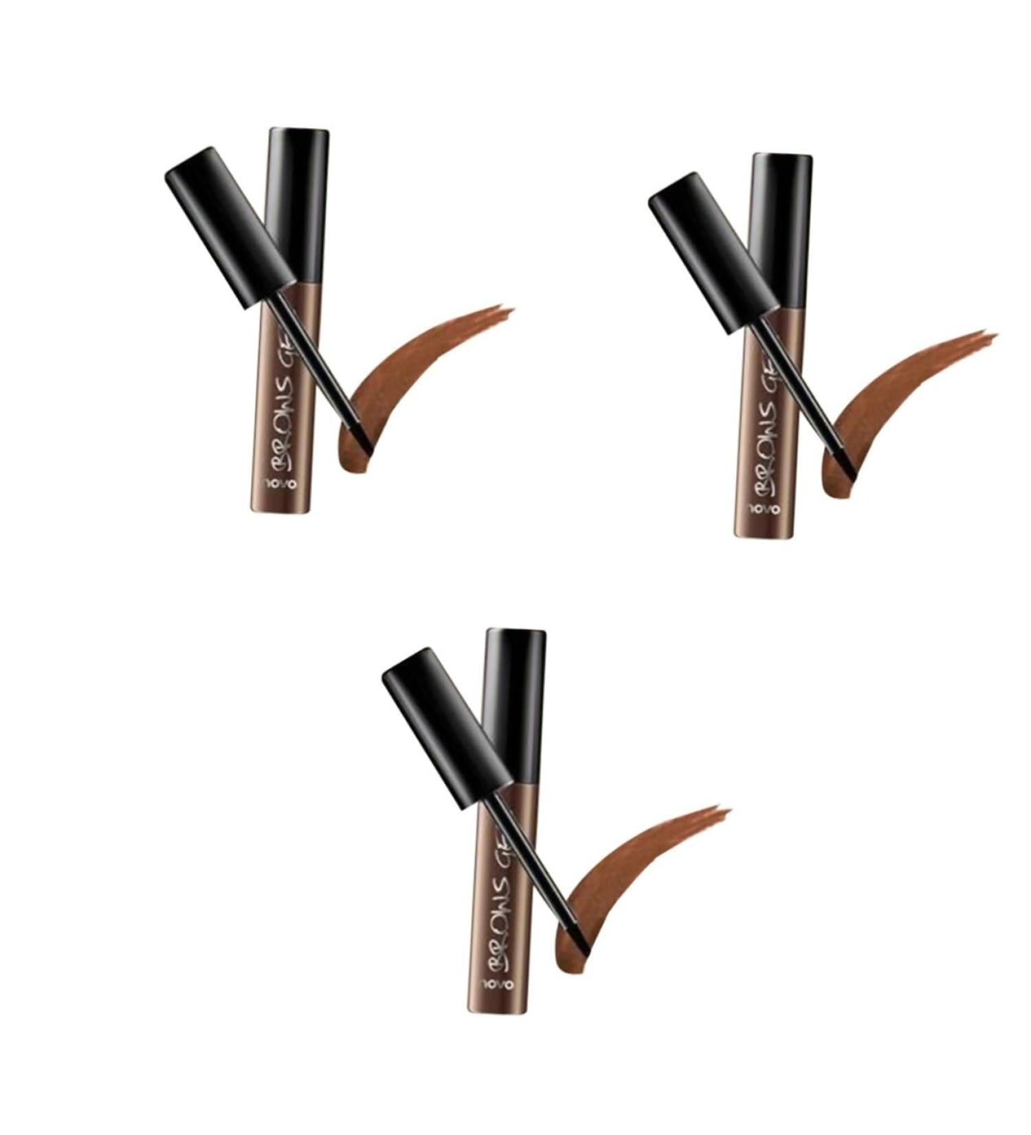 HAPINARY 3pcs Gel Brow Pencil Eye Brow Gel Makeup Pen Coffee - Buy Online on GoSupps.com